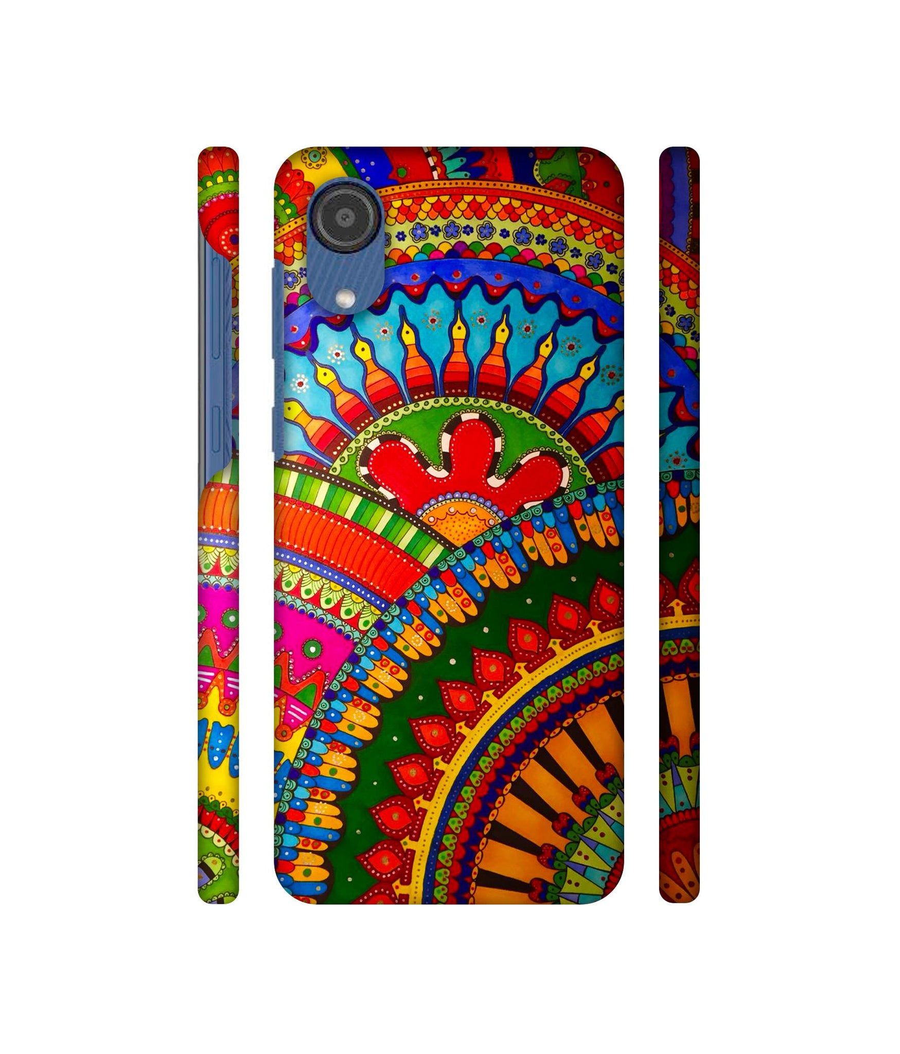 Rajasthani Rangoli Art Designer Hard Back Cover for Samsung Galaxy M03