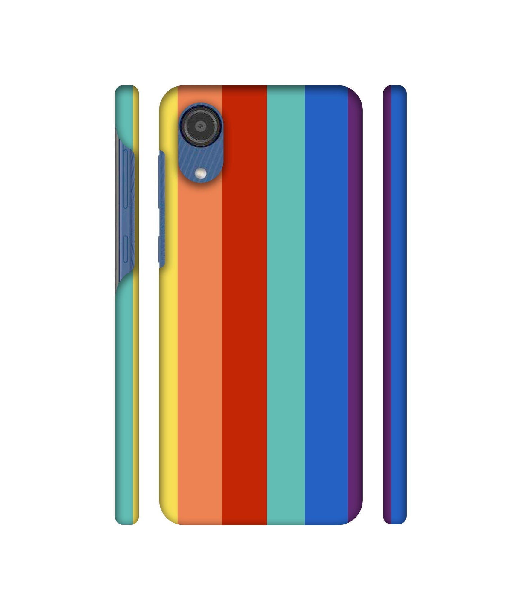 Rainbow Colors Designer Hard Back Cover for Samsung Galaxy M03