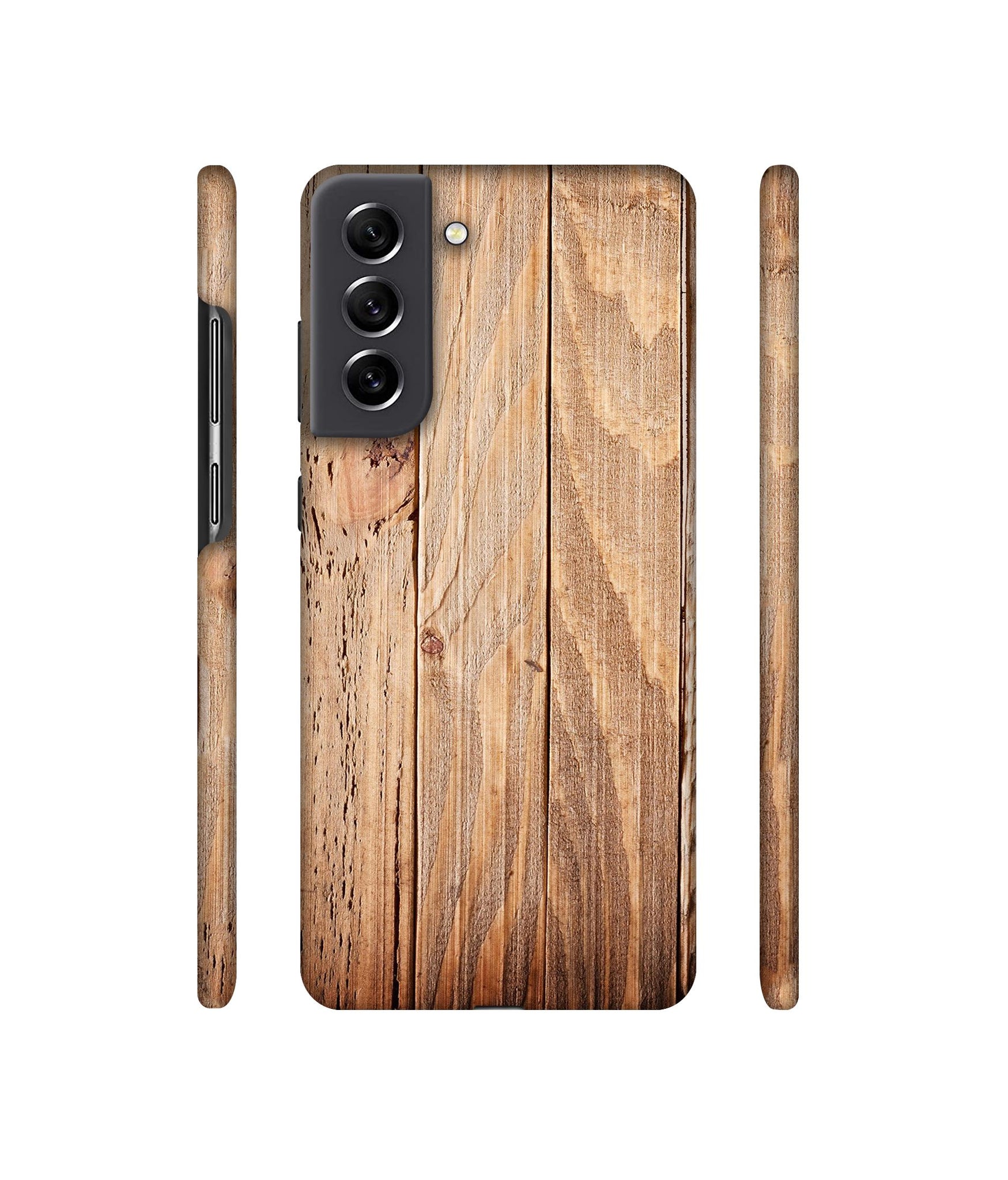 Wooden Texture Designer Hard Back Cover for Samsung Galaxy S21 FE 5G