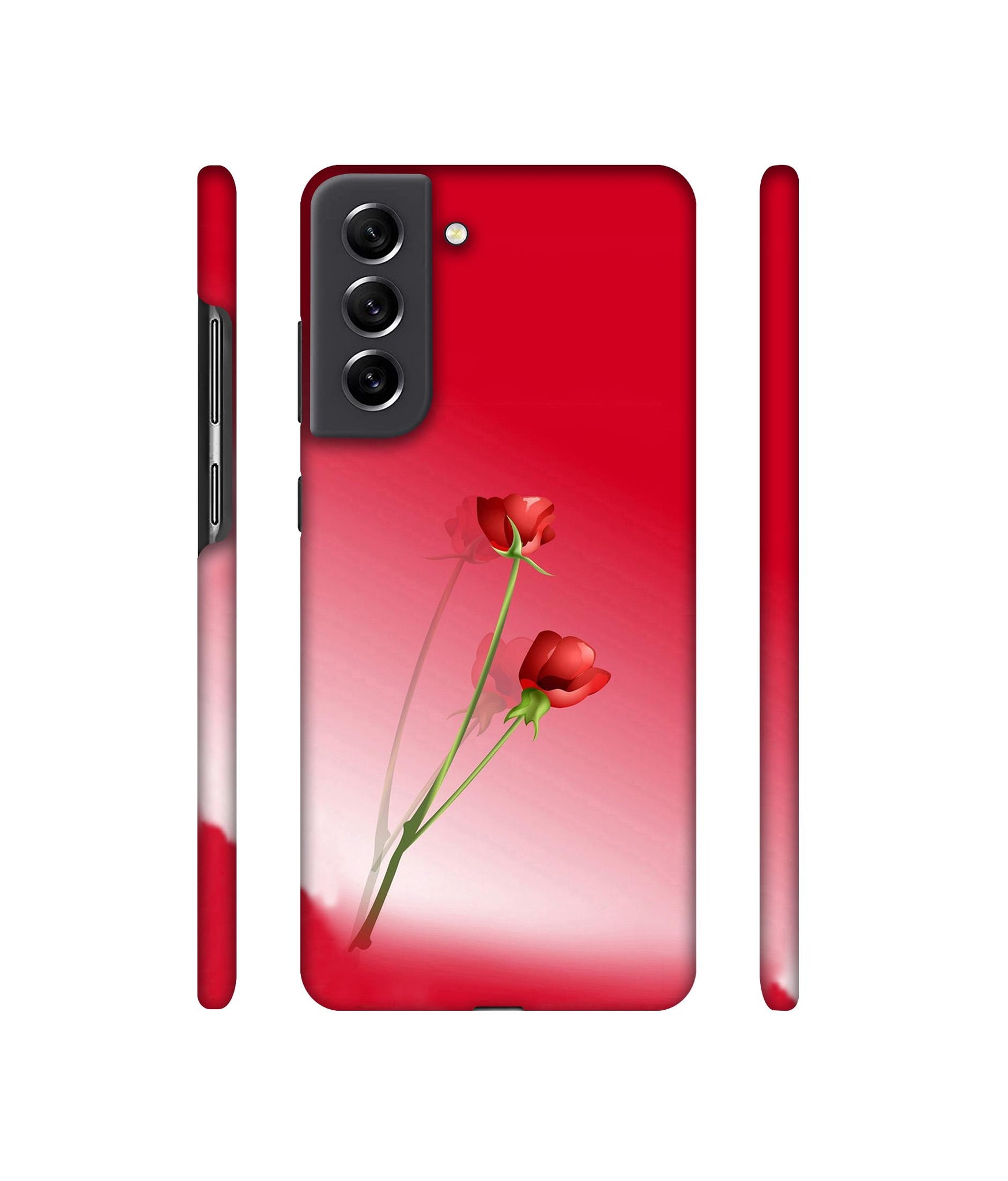Red Roses Designer Hard Back Cover for Samsung Galaxy S21 FE 5G