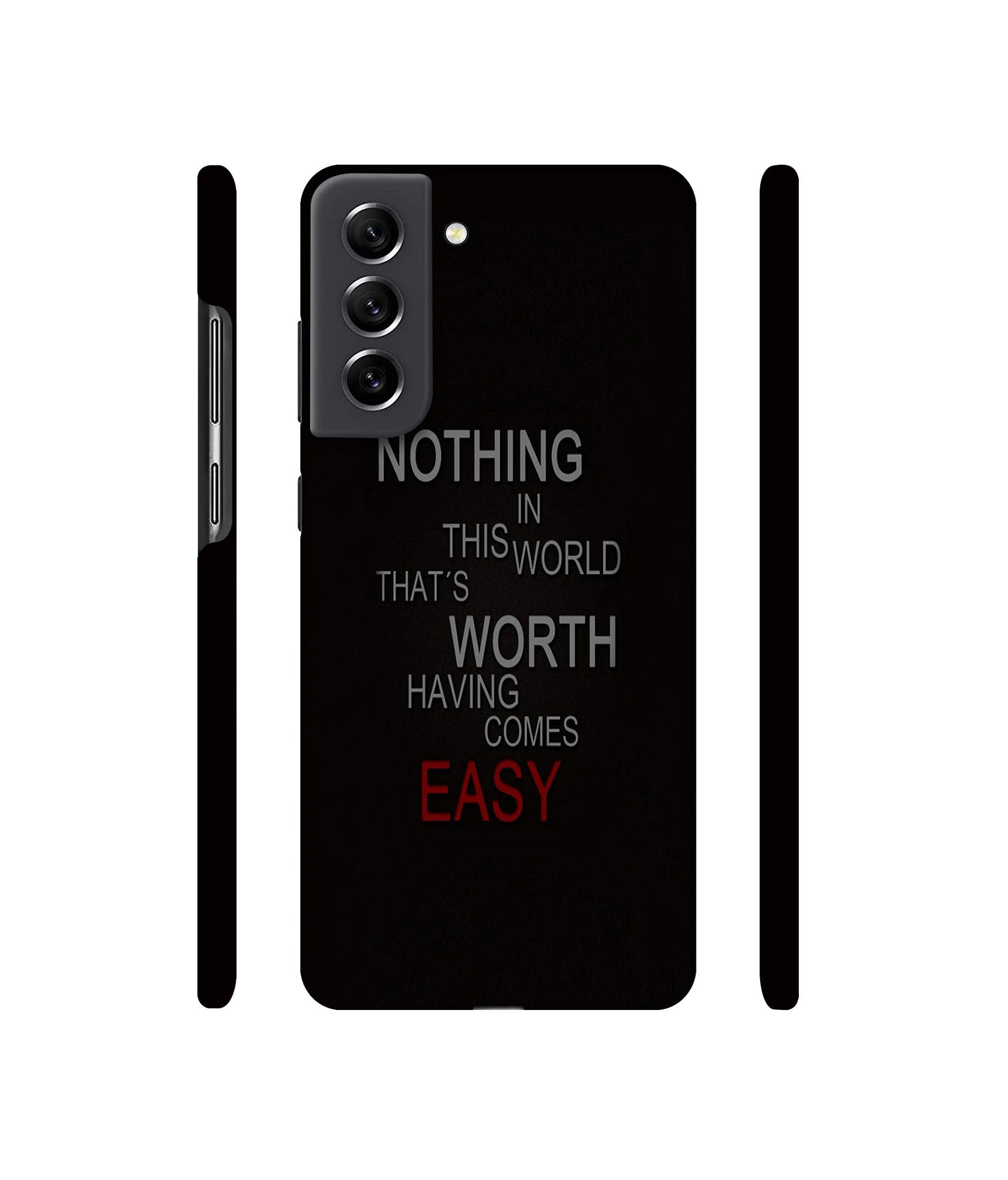 Life Quotes Designer Hard Back Cover for Samsung Galaxy S21 FE 5G