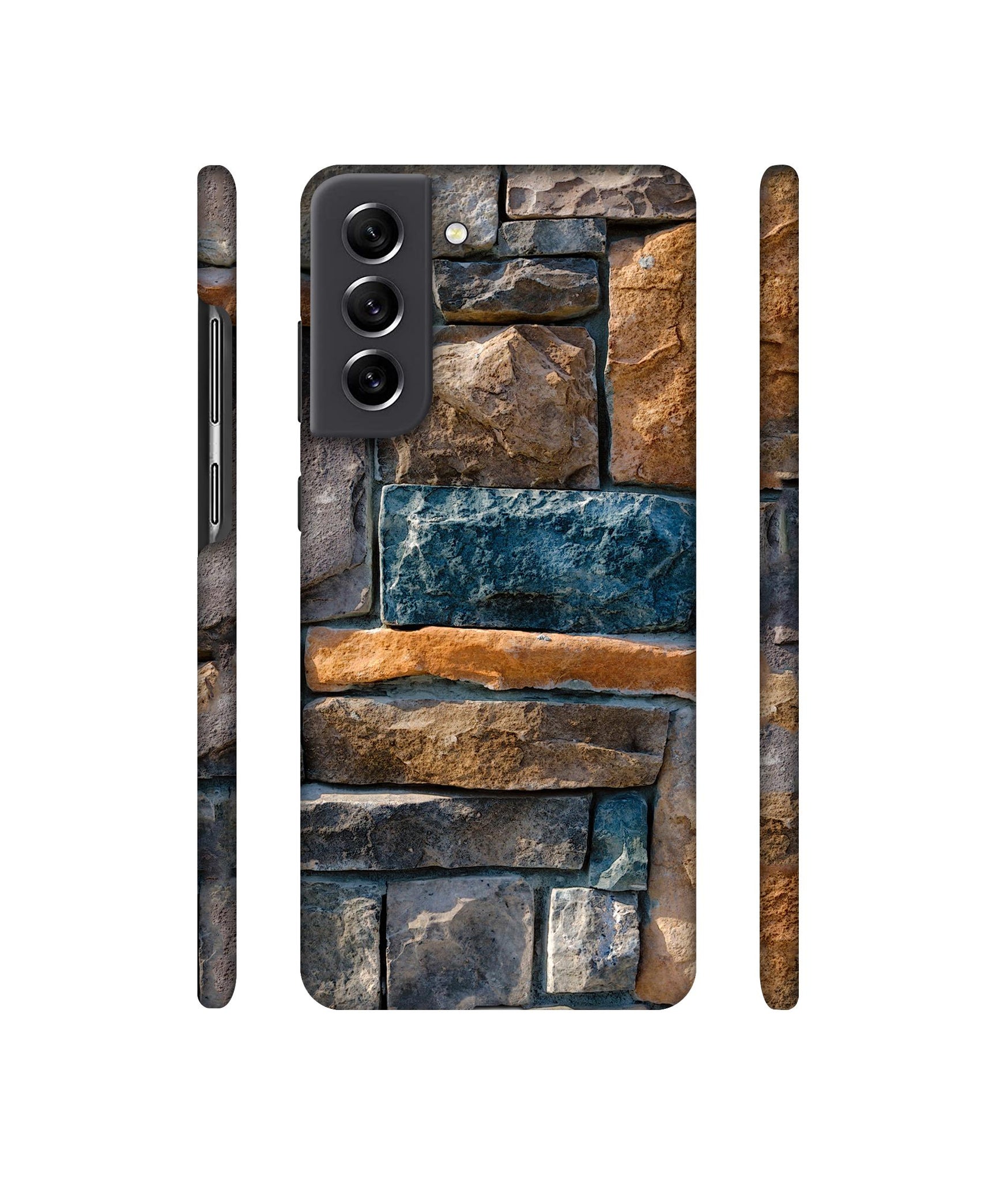 Decorative Stone Cladding Designer Hard Back Cover for Samsung Galaxy S21 FE 5G