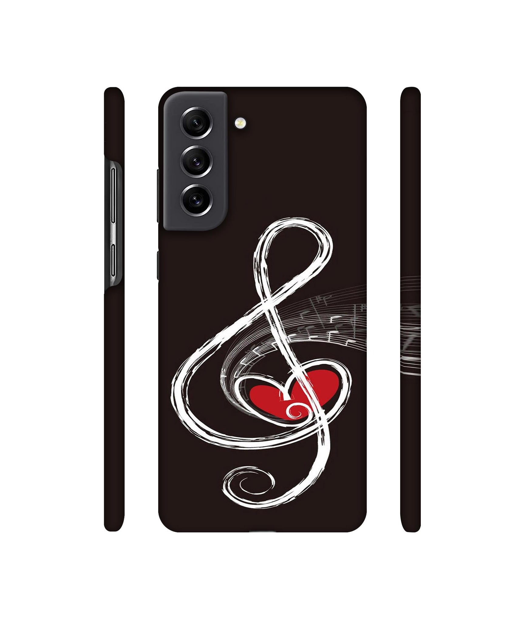 Love Note Music Designer Hard Back Cover for Samsung Galaxy S21 FE 5G