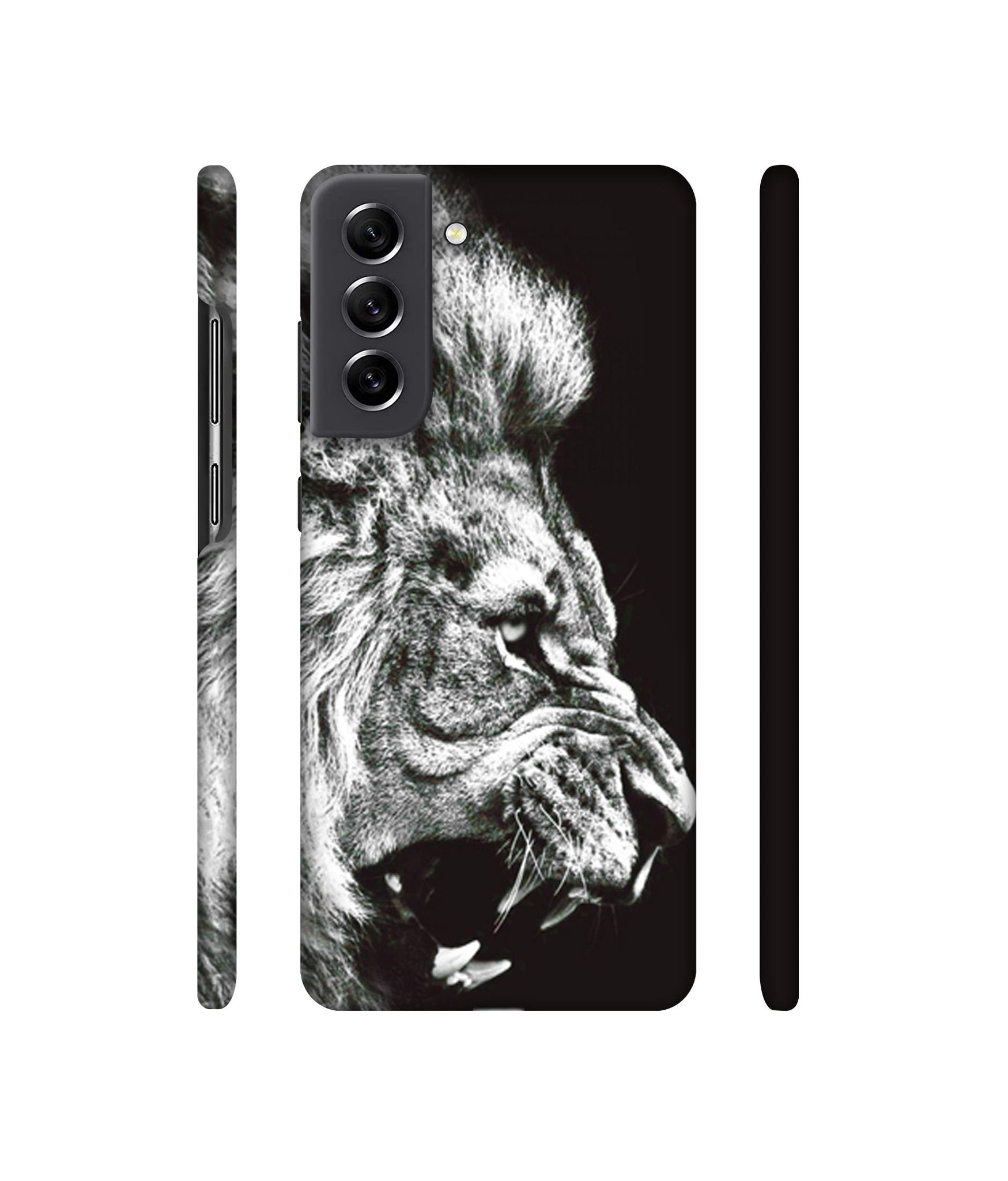 Angry Lion Designer Hard Back Cover for Samsung Galaxy S21 FE 5G