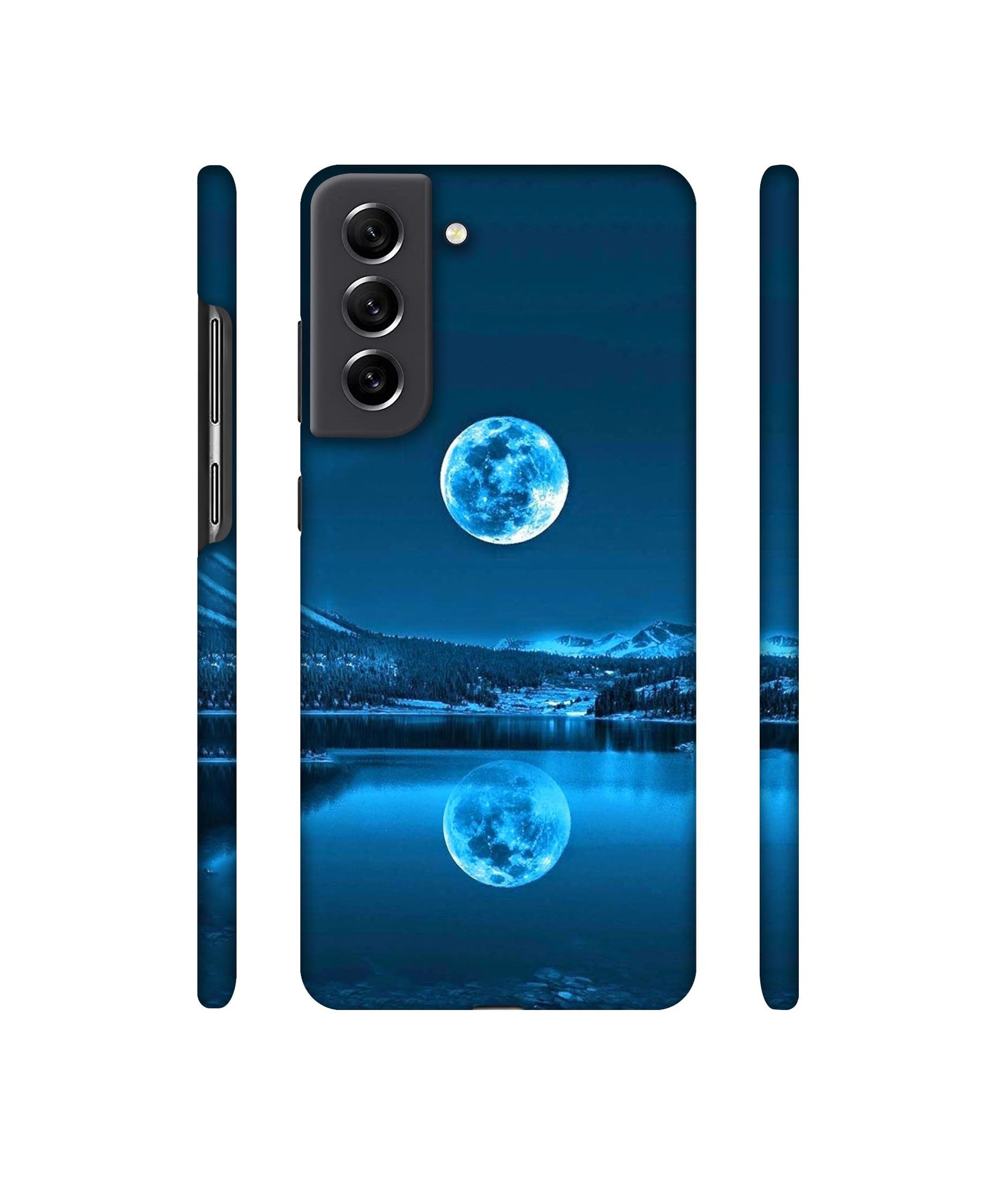 Awesome Moon Designer Hard Back Cover for Samsung Galaxy S21 FE 5G