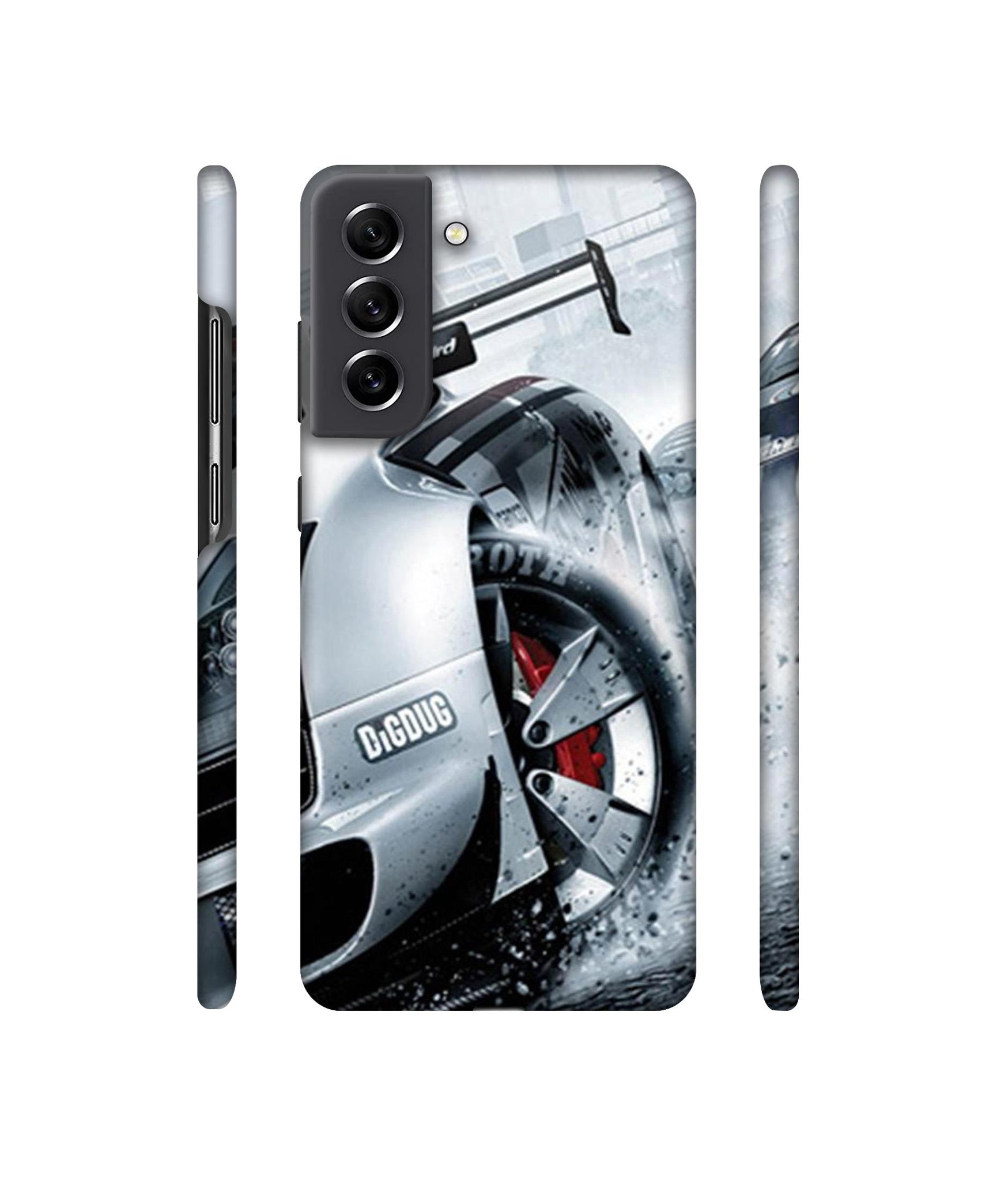 Drift Sport Print Designer Hard Back Cover for Samsung Galaxy S21 FE 5G