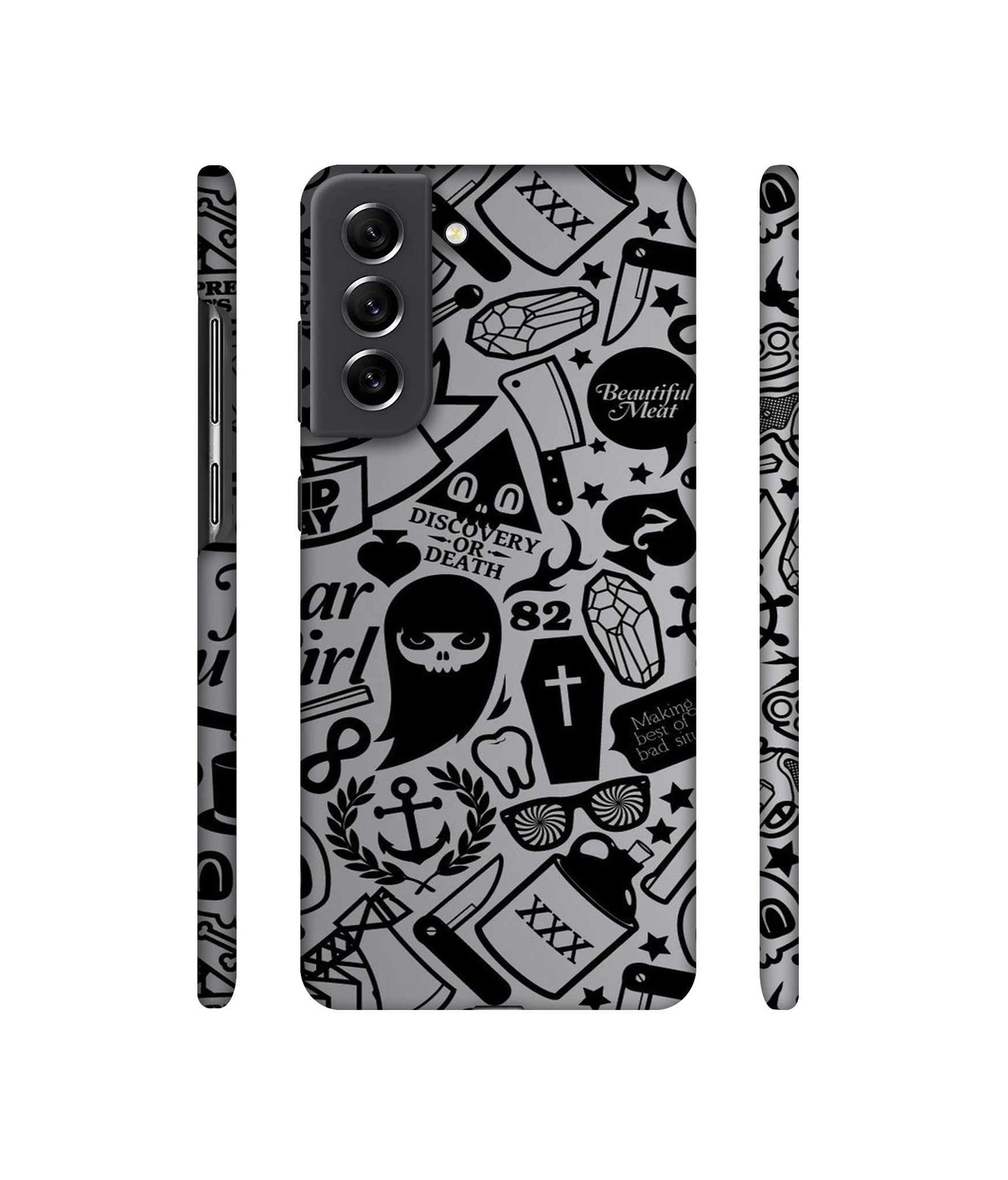 Discover Or Death Designer Hard Back Cover for Samsung Galaxy S21 FE 5G