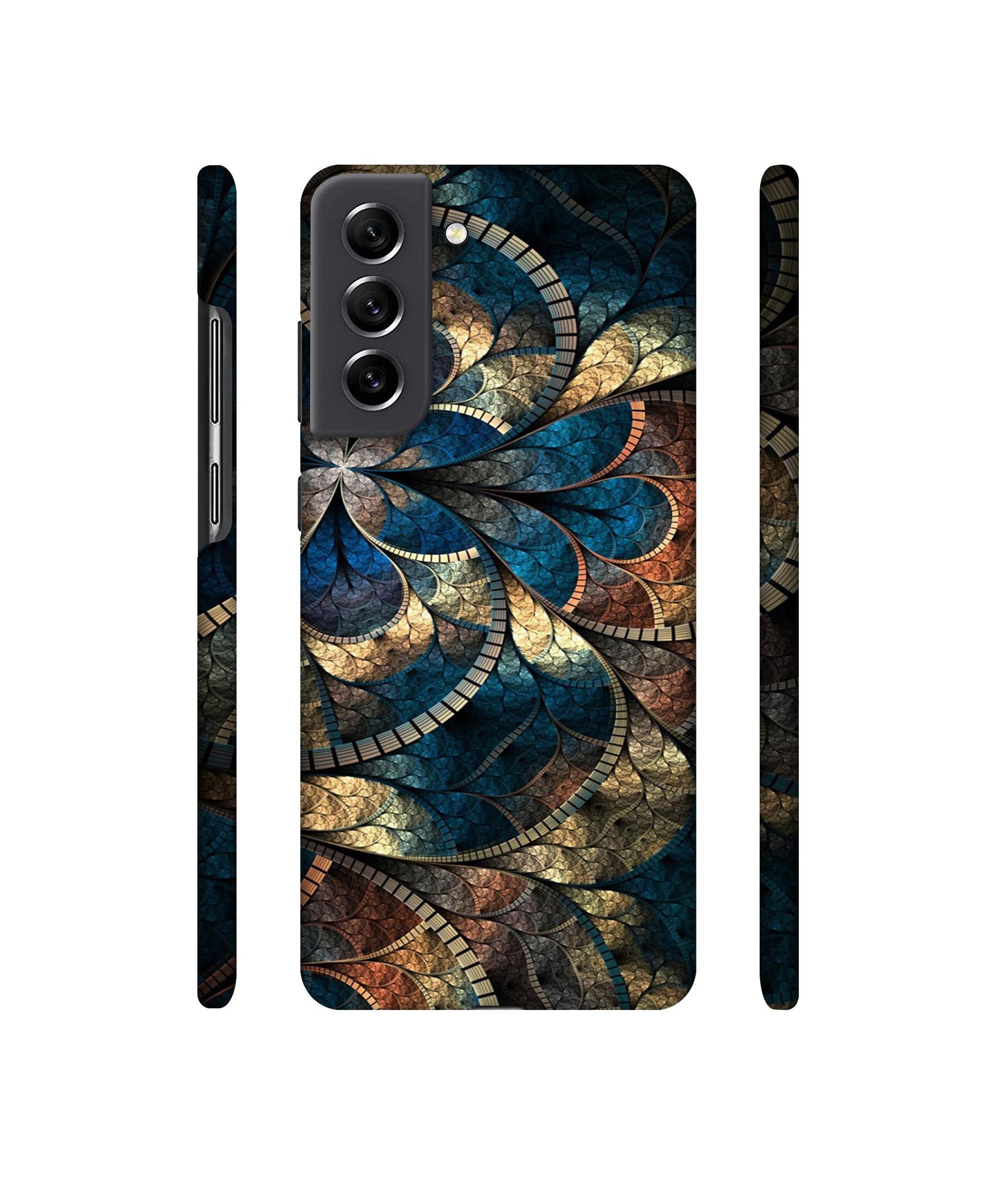 Fractional Pattern Designer Hard Back Cover for Samsung Galaxy S21 FE 5G