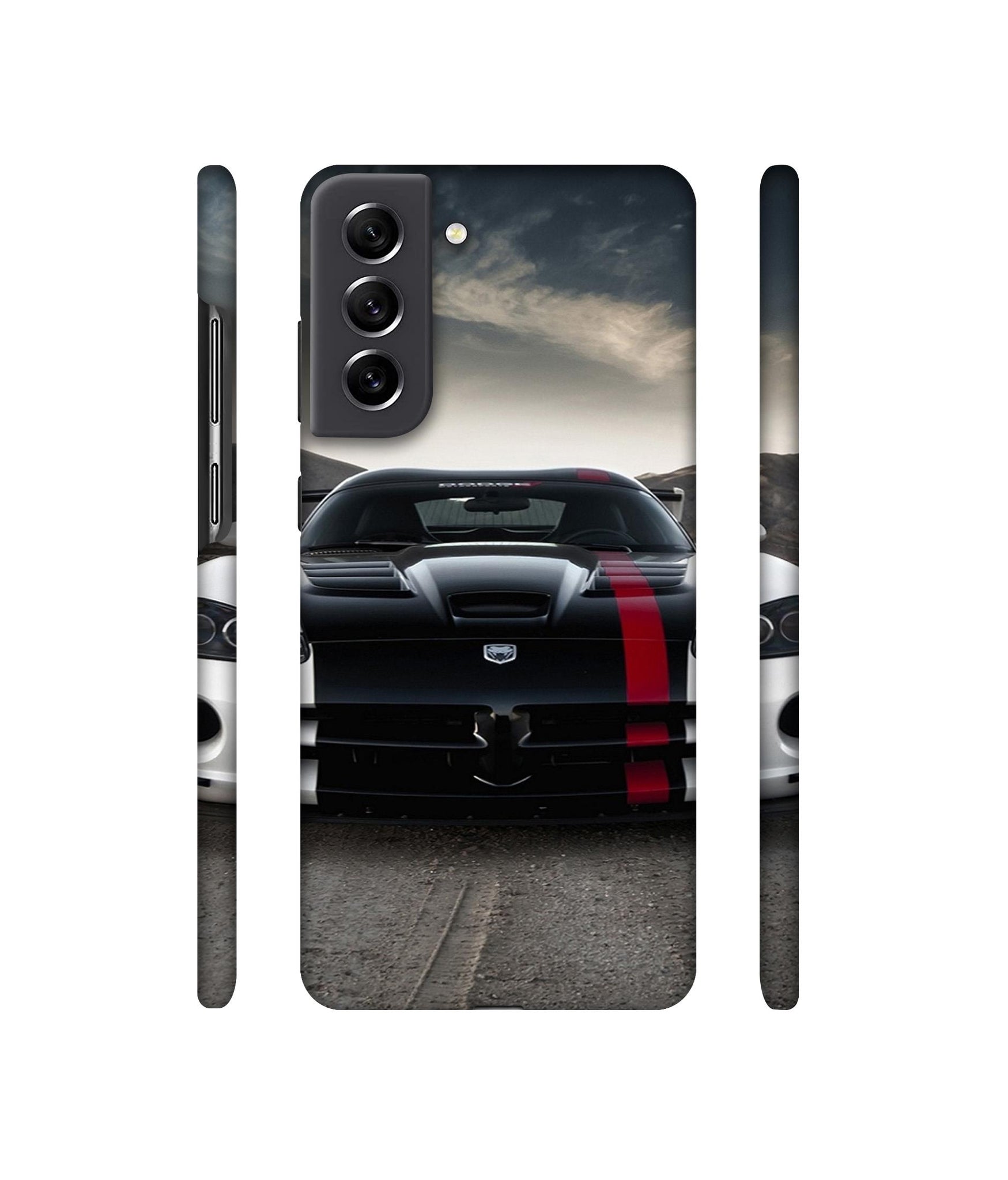 Sports Car Pattern Designer Hard Back Cover for Samsung Galaxy S21 FE 5G