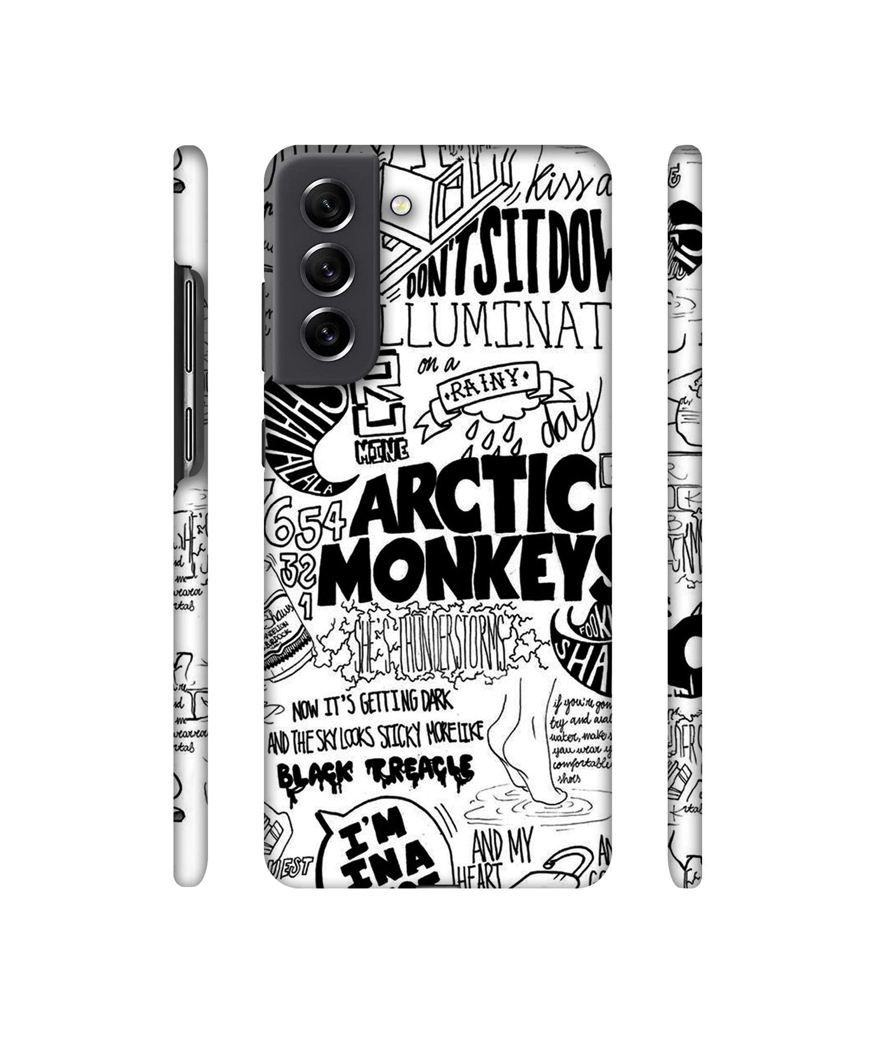 Arctic Monkeys Pattern Designer Hard Back Cover for Samsung Galaxy S21 FE 5G