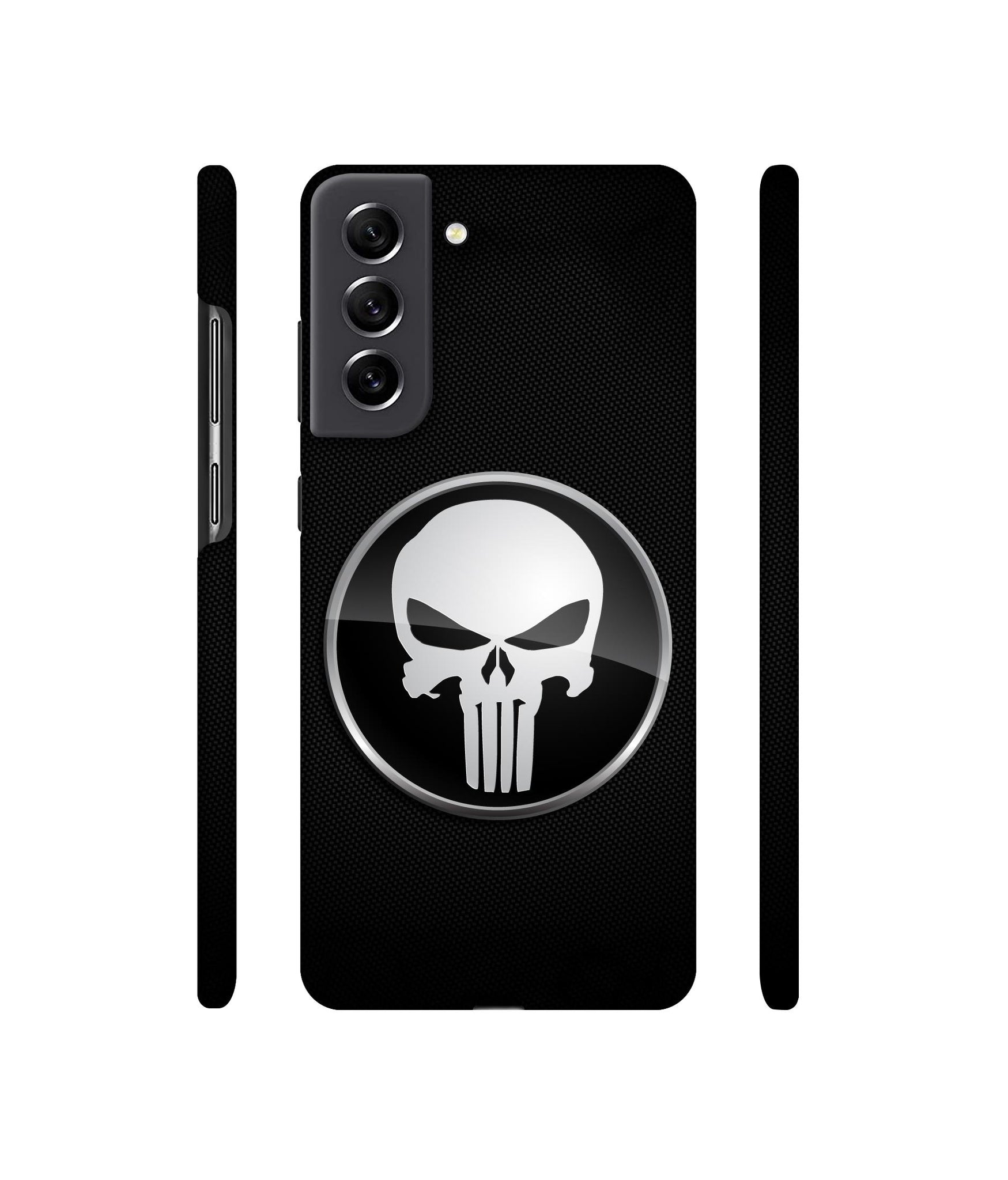 Skull Pattern Designer Hard Back Cover for Samsung Galaxy S21 FE 5G