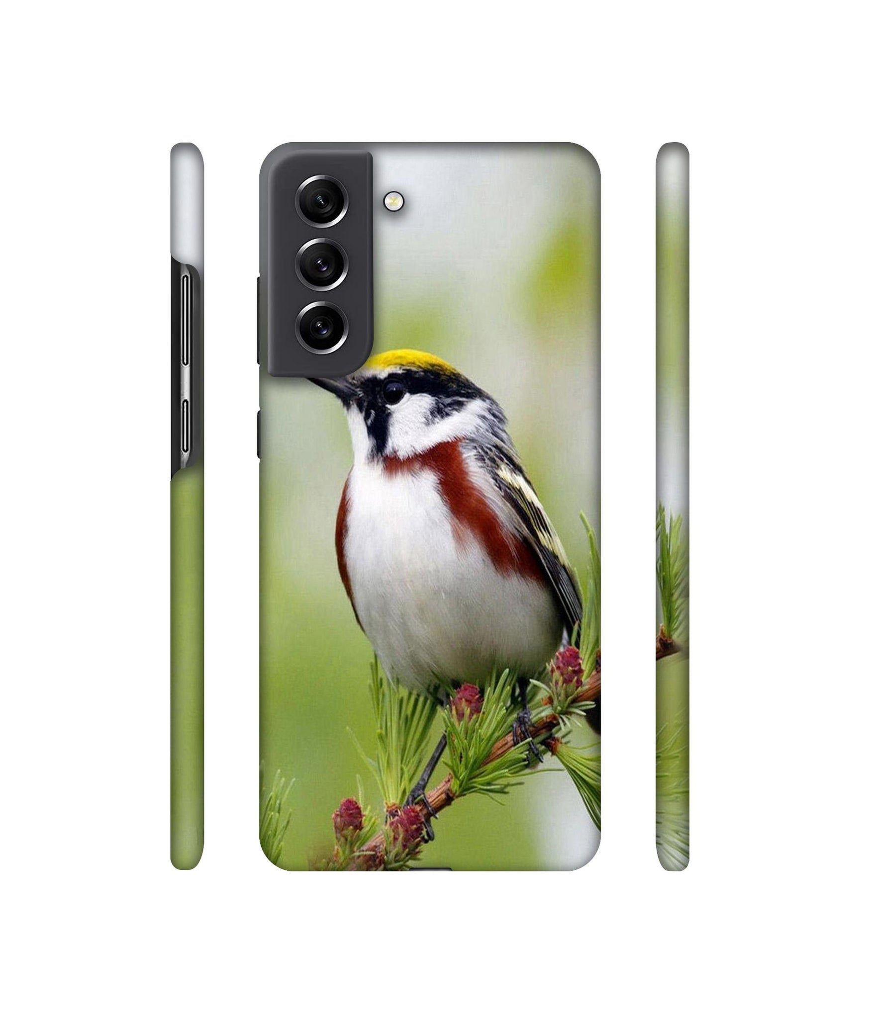 Bird Pattern Designer Hard Back Cover for Samsung Galaxy S21 FE 5G