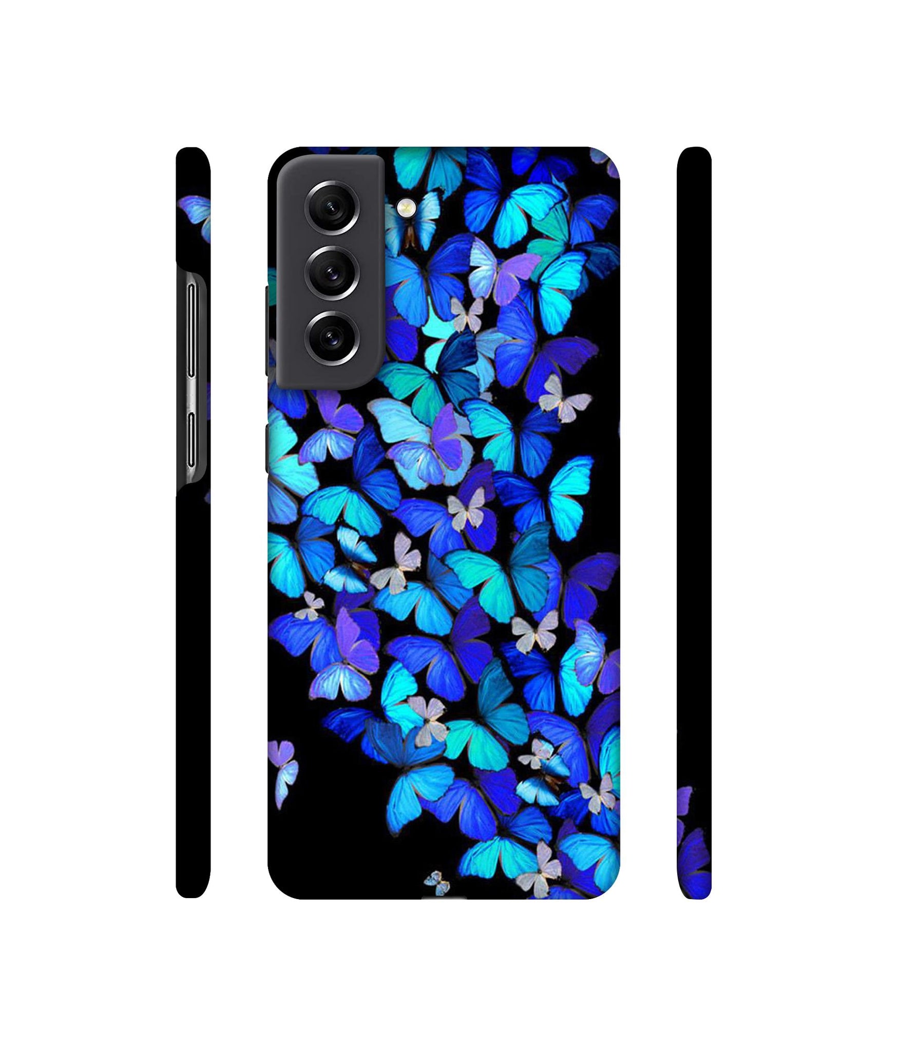 Butterfly Pattern Designer Hard Back Cover for Samsung Galaxy S21 FE 5G