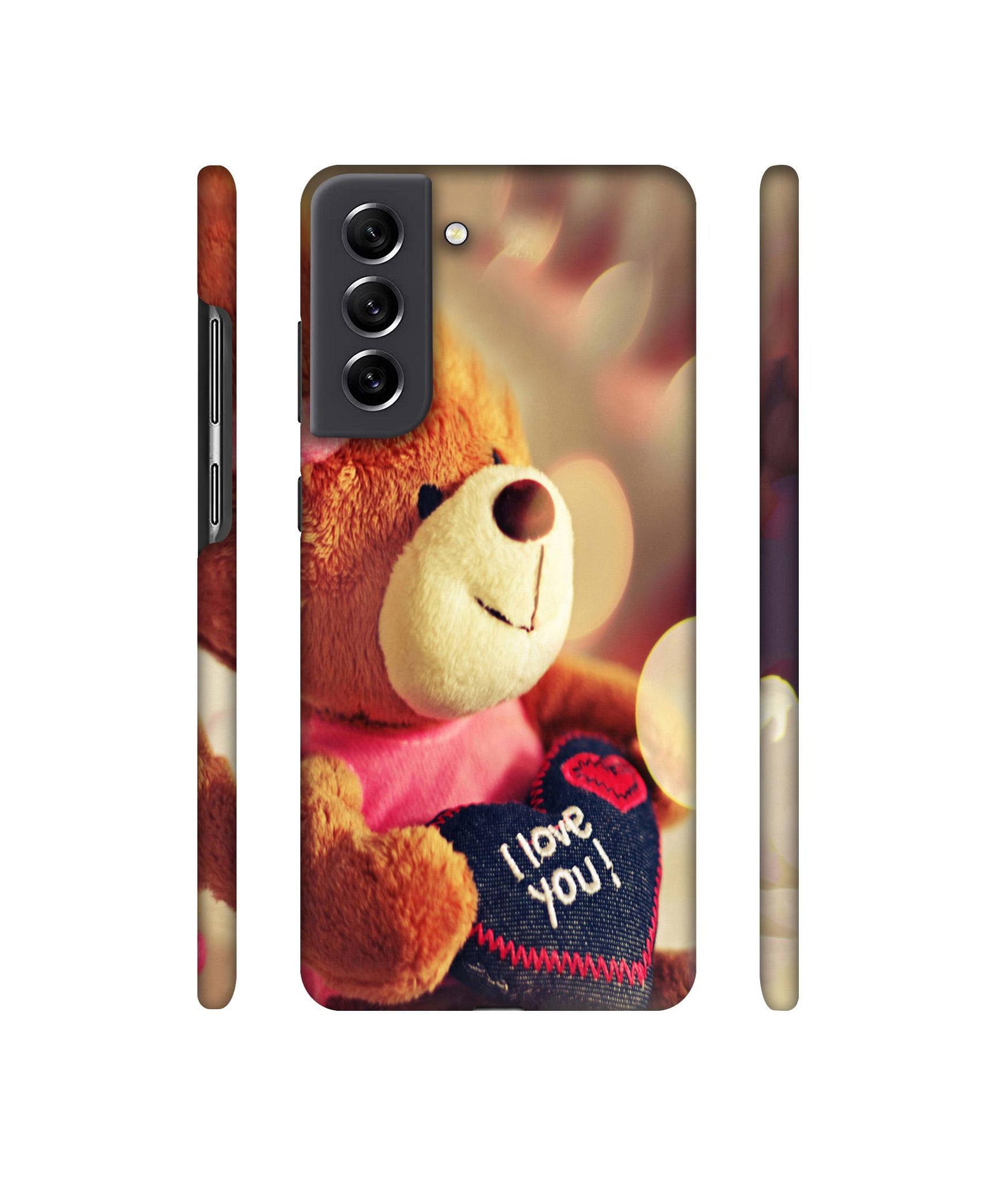 Teddy Bear Designer Hard Back Cover for Samsung Galaxy S21 FE 5G