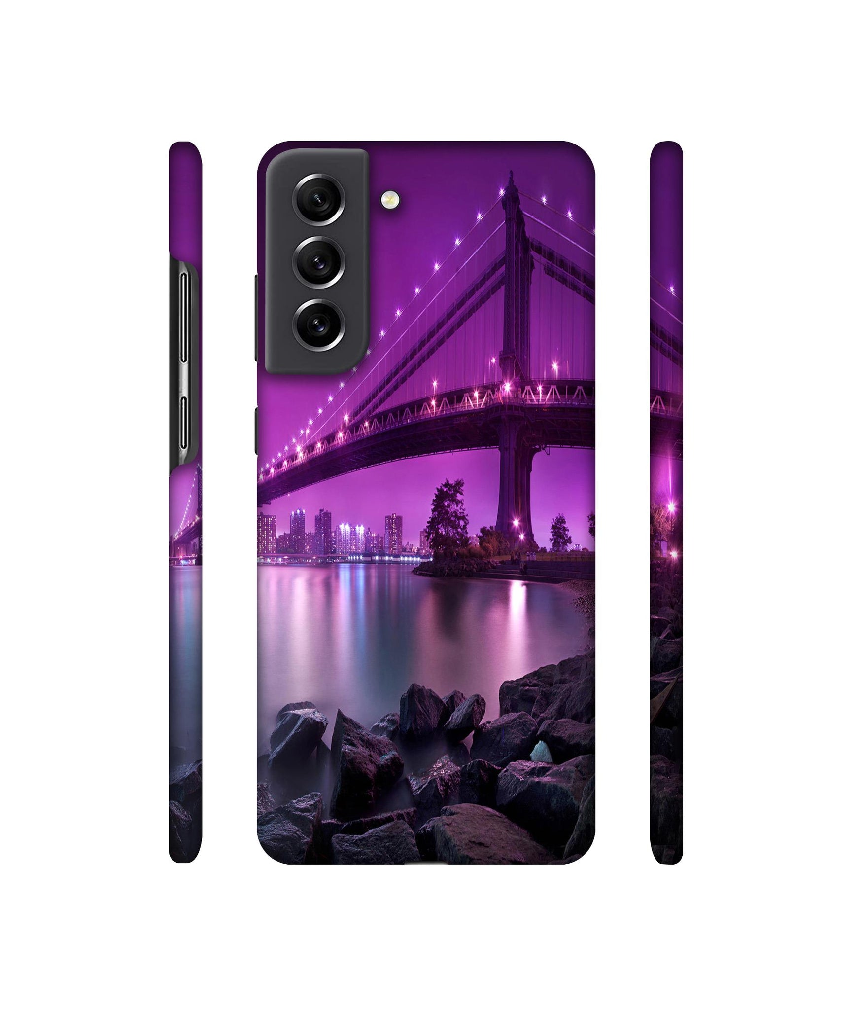 Manhattan Bridge Designer Hard Back Cover for Samsung Galaxy S21 FE 5G