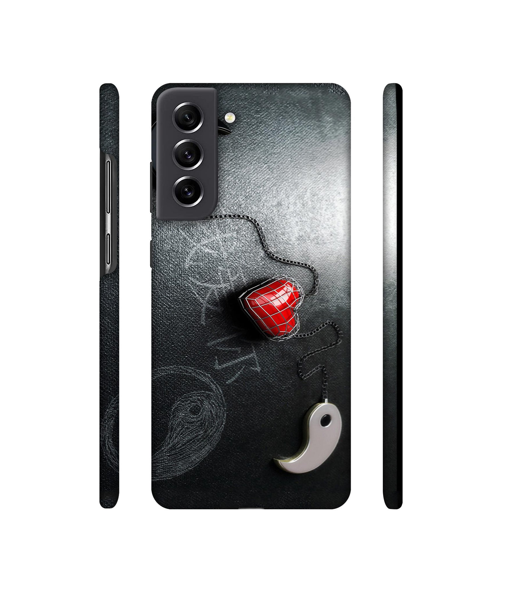 Chinnese Yin and Yang Designer Hard Back Cover for Samsung Galaxy S21 FE 5G