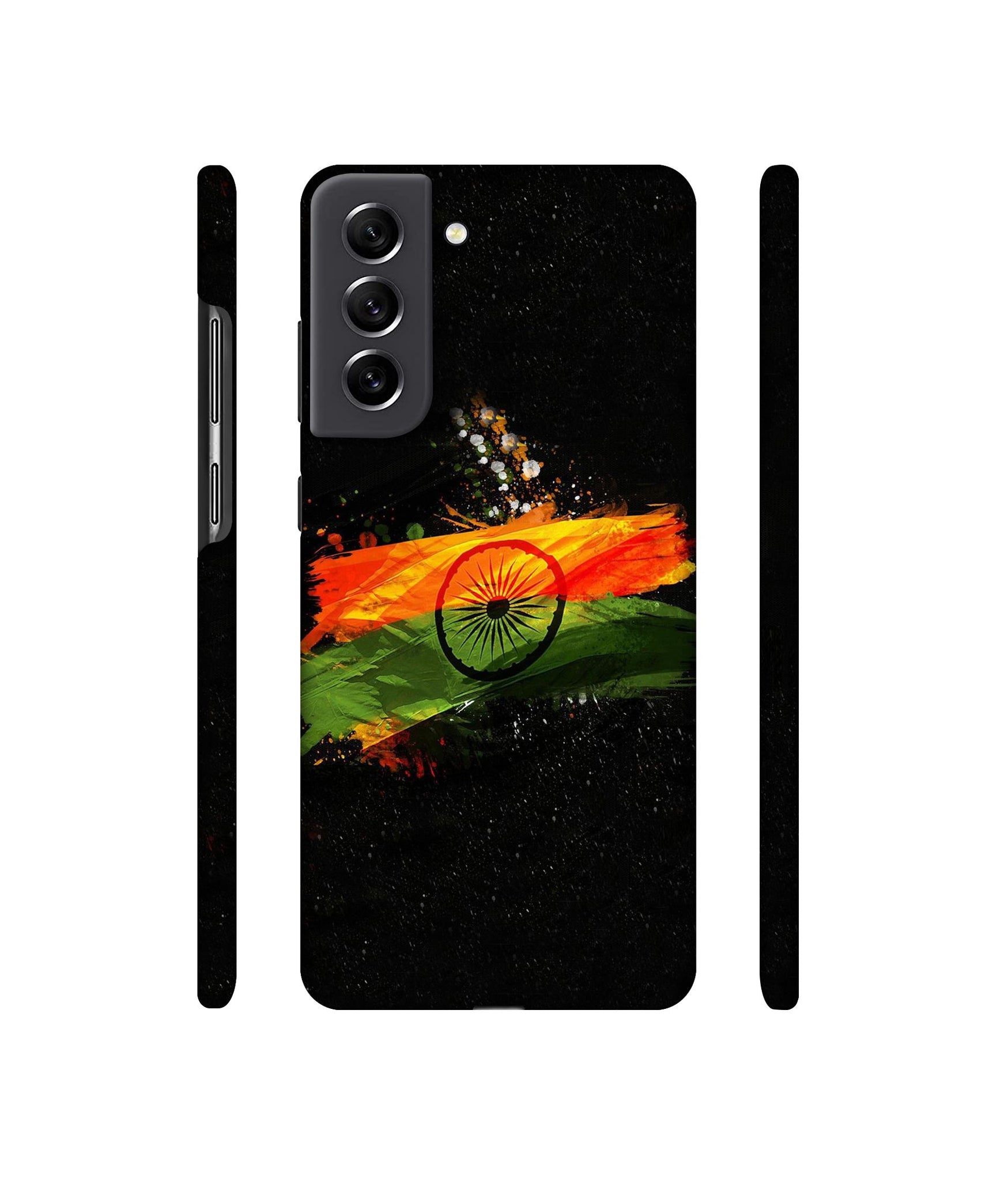 Indian Flag Designer Hard Back Cover for Samsung Galaxy S21 FE 5G