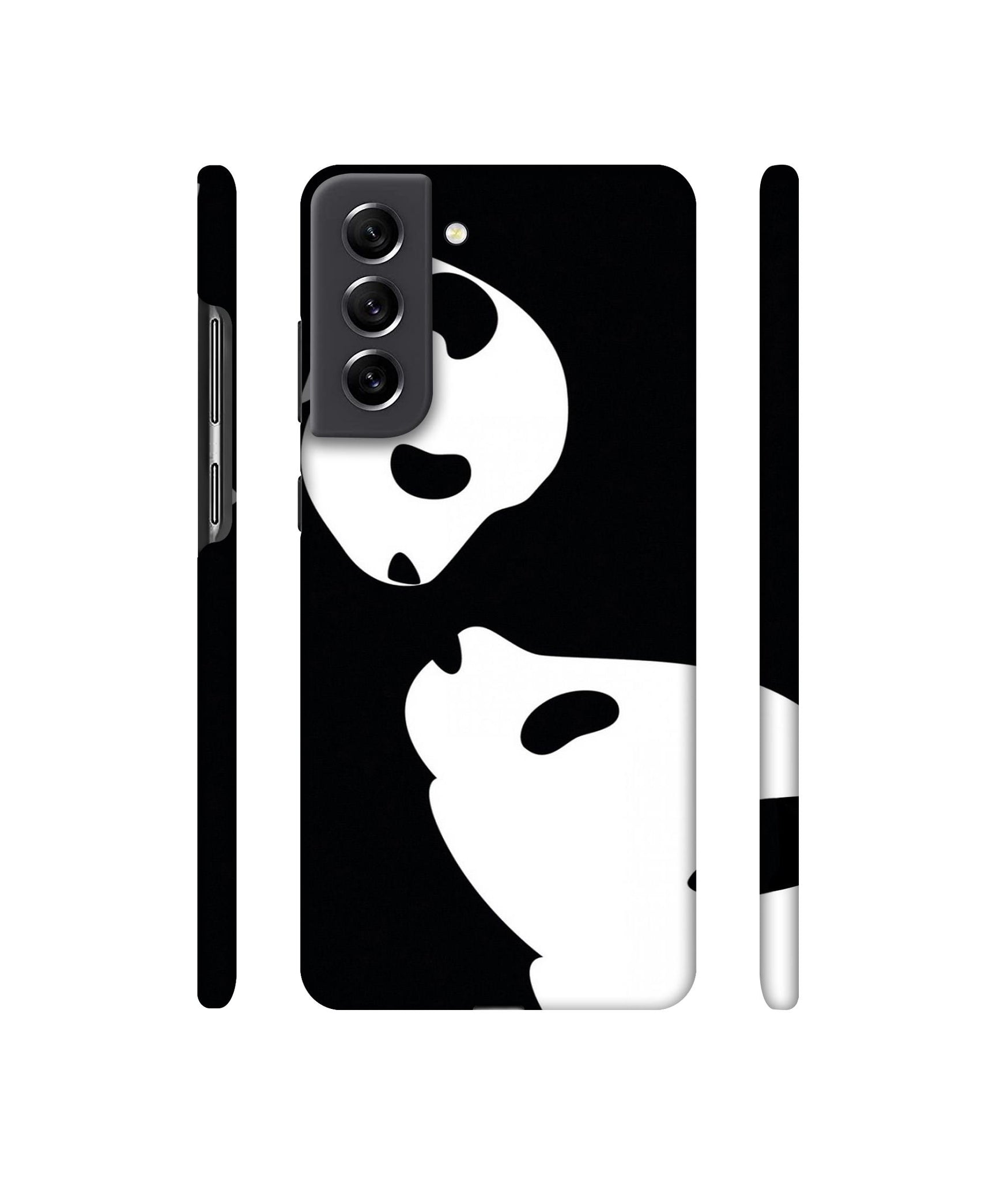 Panda Drawing Designer Hard Back Cover for Samsung Galaxy S21 FE 5G