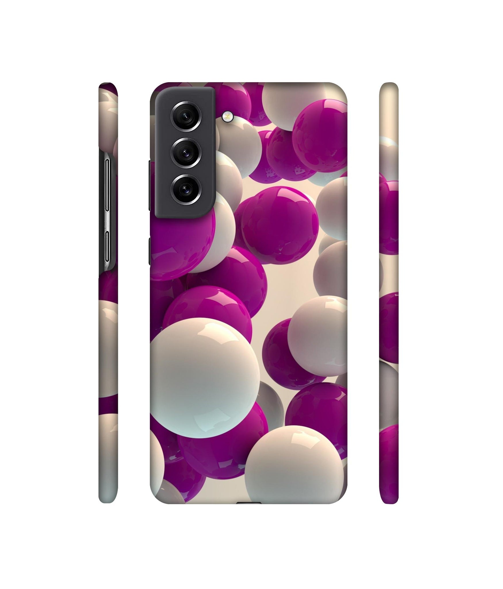 3D Balloons Designer Hard Back Cover for Samsung Galaxy S21 FE 5G