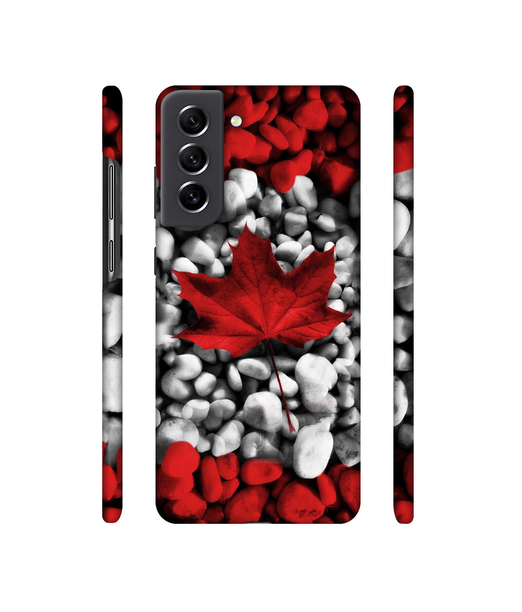 Canada Leaves Flag Designer Hard Back Cover for Samsung Galaxy S21 FE 5G