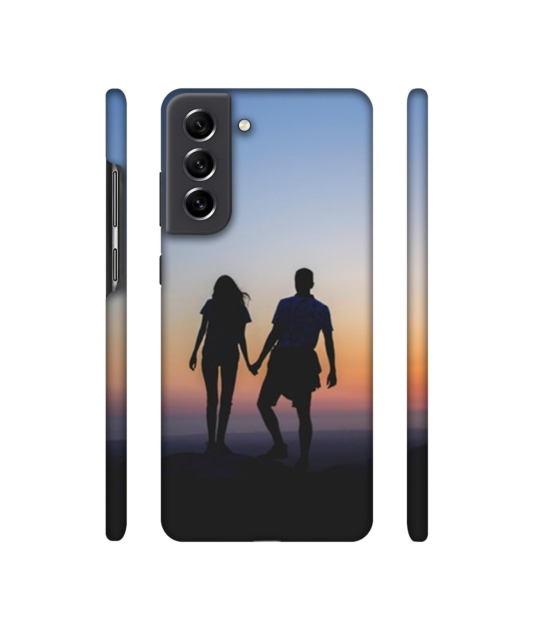 Couple On Beach Designer Hard Back Cover for Samsung Galaxy S21 FE 5G