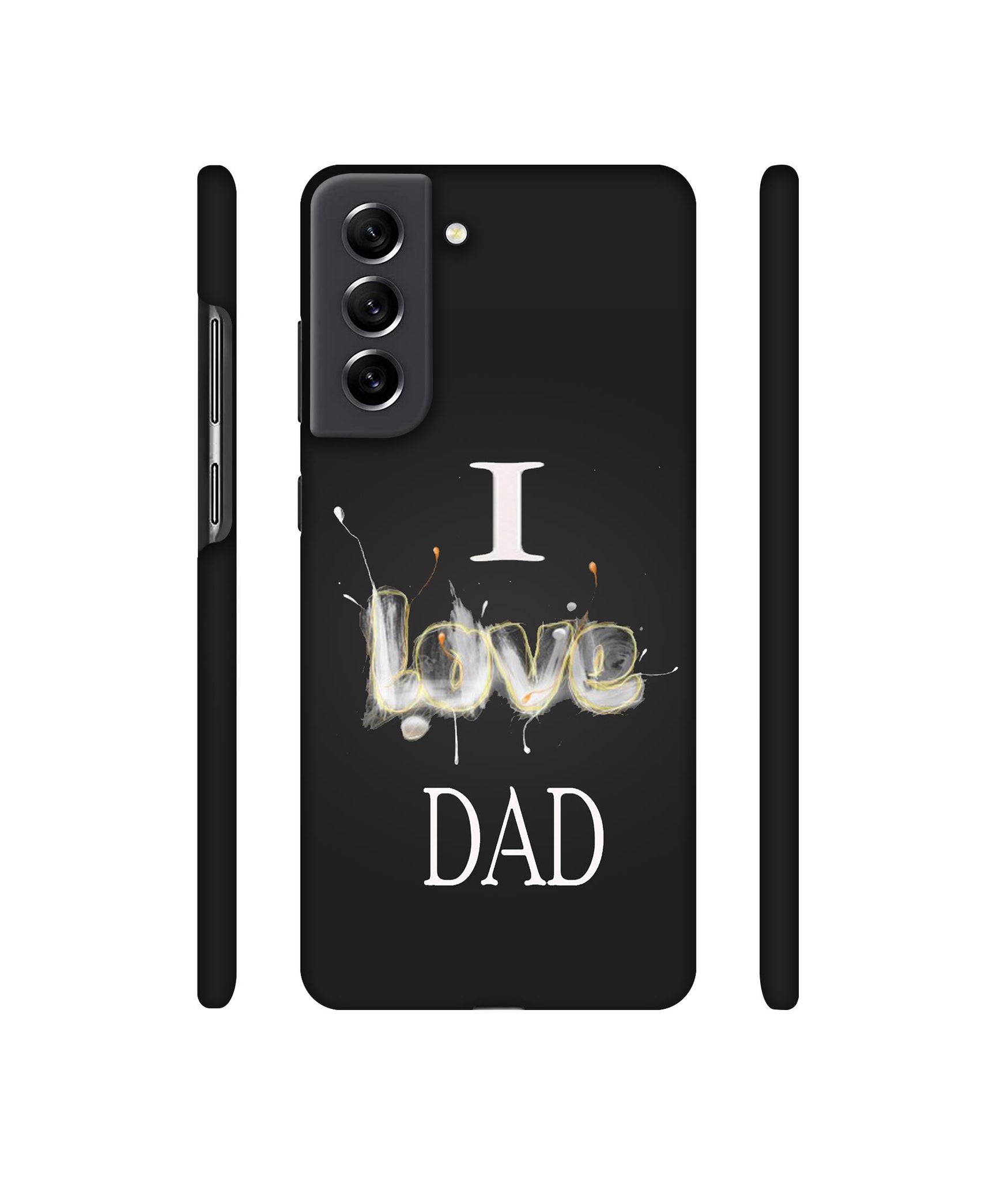 Happy Quote Designer Hard Back Cover for Samsung Galaxy S21 FE 5G