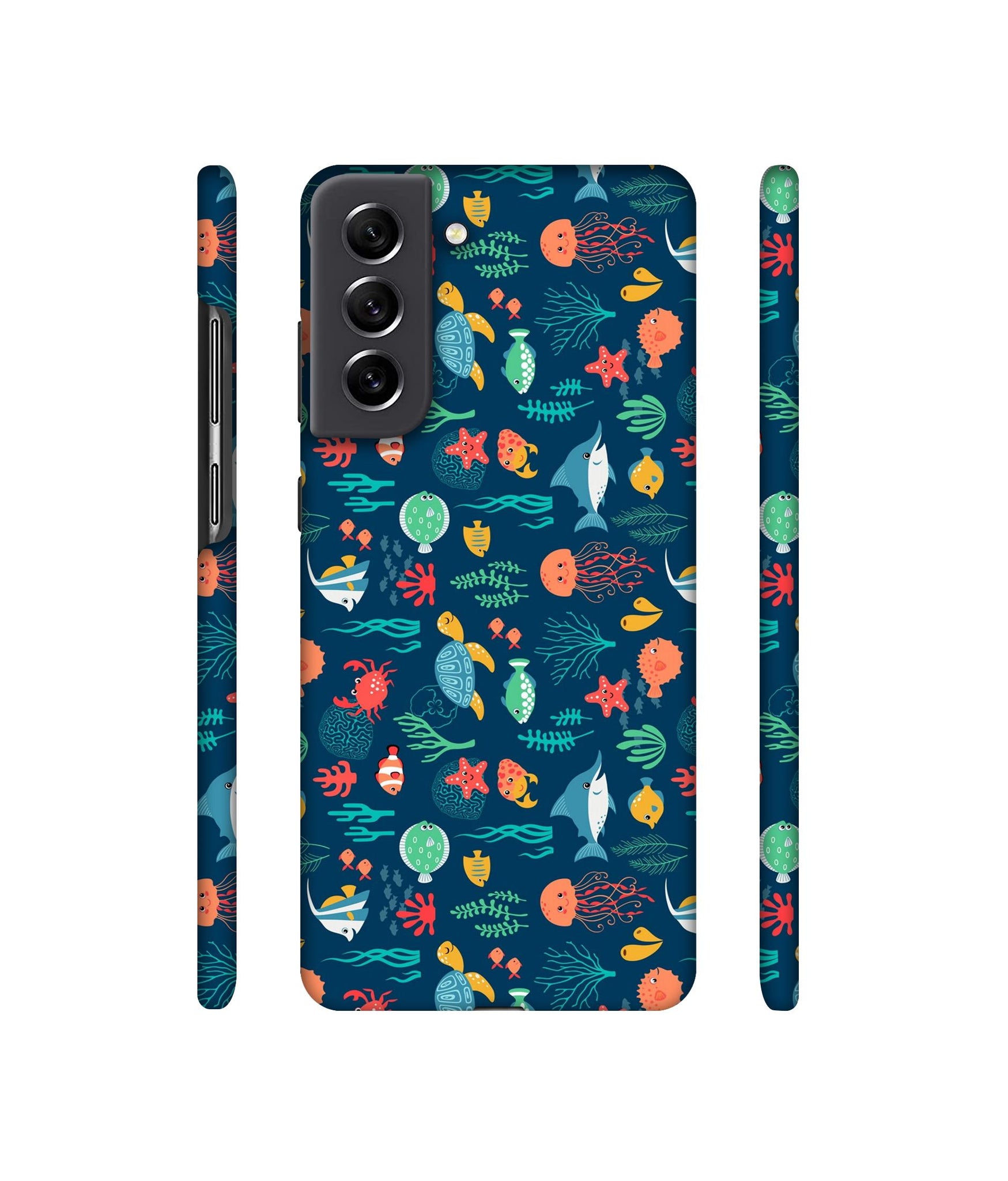 Aquarium Texture Designer Hard Back Cover for Samsung Galaxy S21 FE 5G