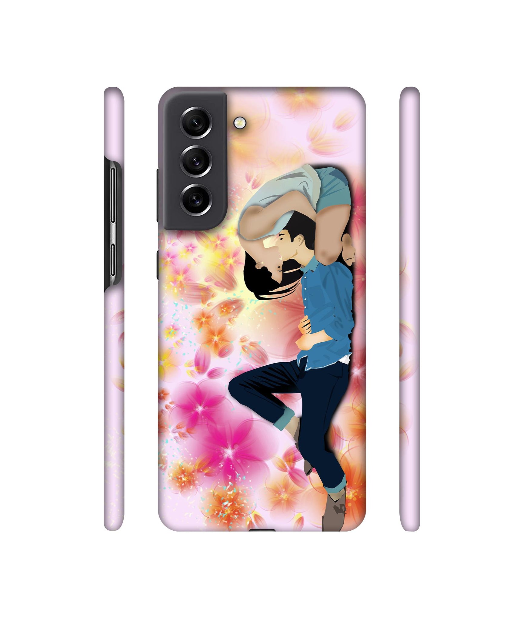 Couple Love Designer Hard Back Cover for Samsung Galaxy S21 FE 5G