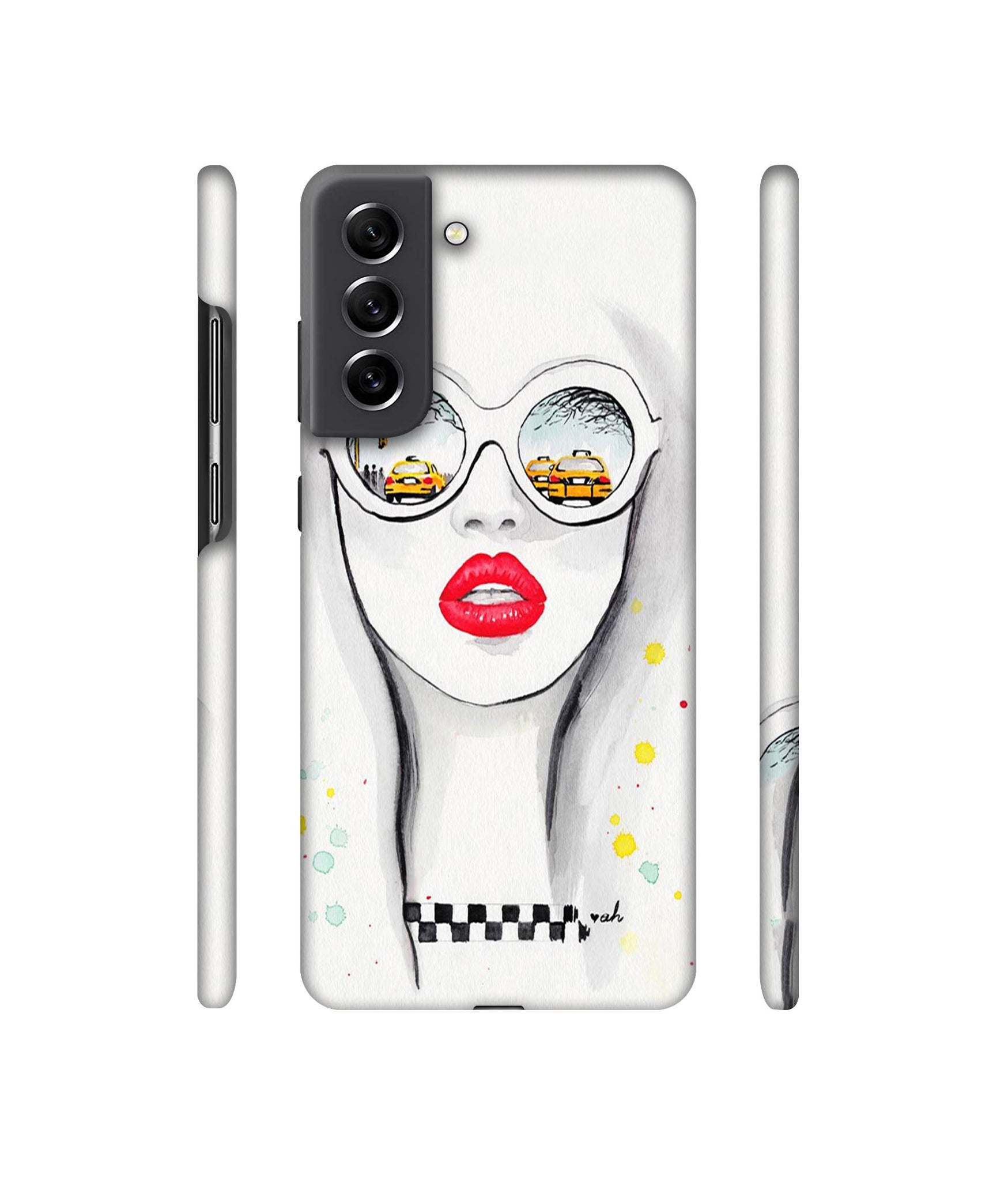 Girl Designer Hard Back Cover for Samsung Galaxy S21 FE 5G