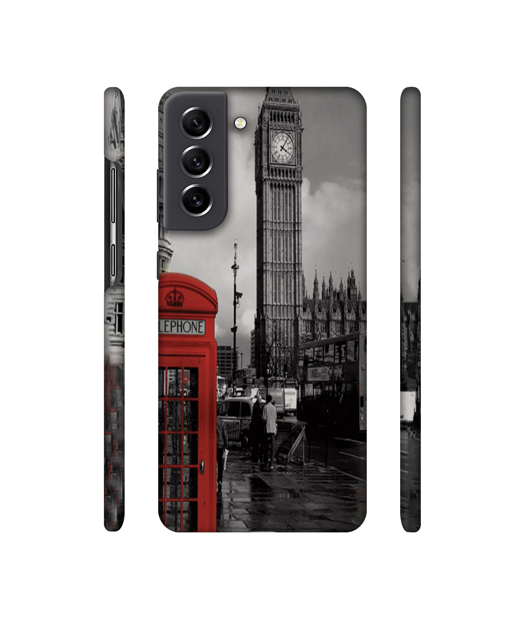 London Theme Designer Hard Back Cover for Samsung Galaxy S21 FE 5G