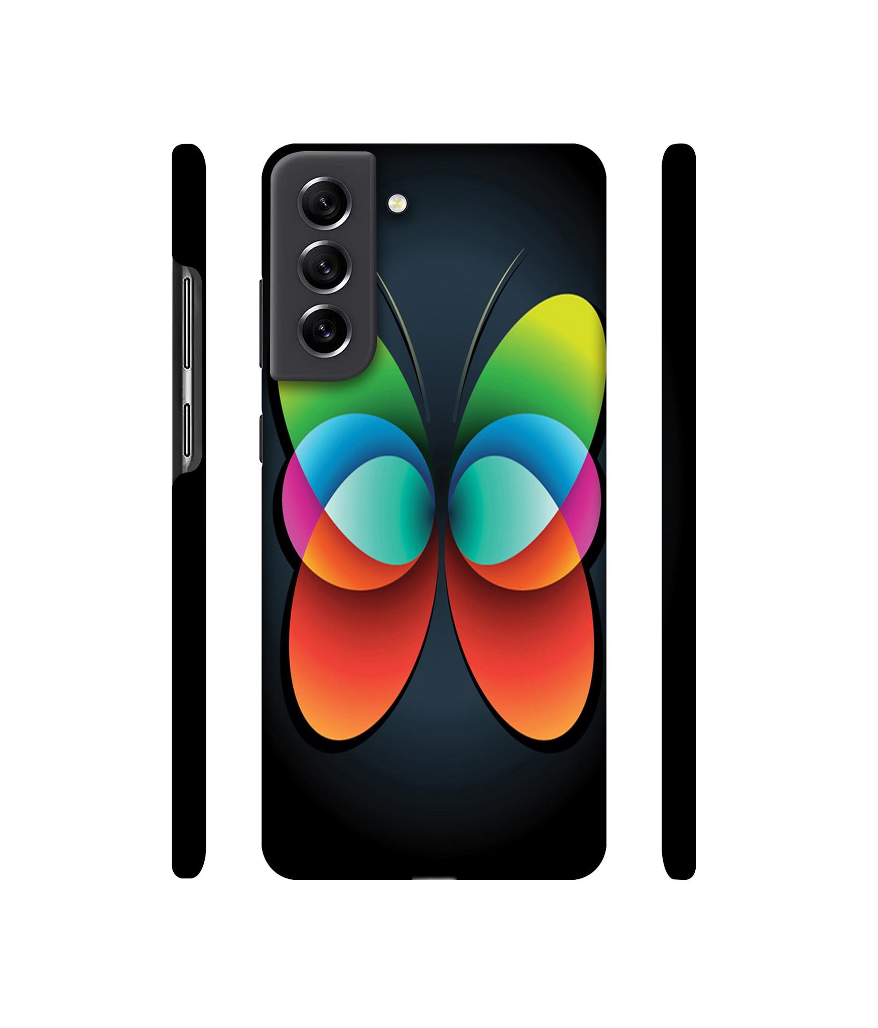 Colourfull Butterfly Designer Hard Back Cover for Samsung Galaxy S21 FE 5G