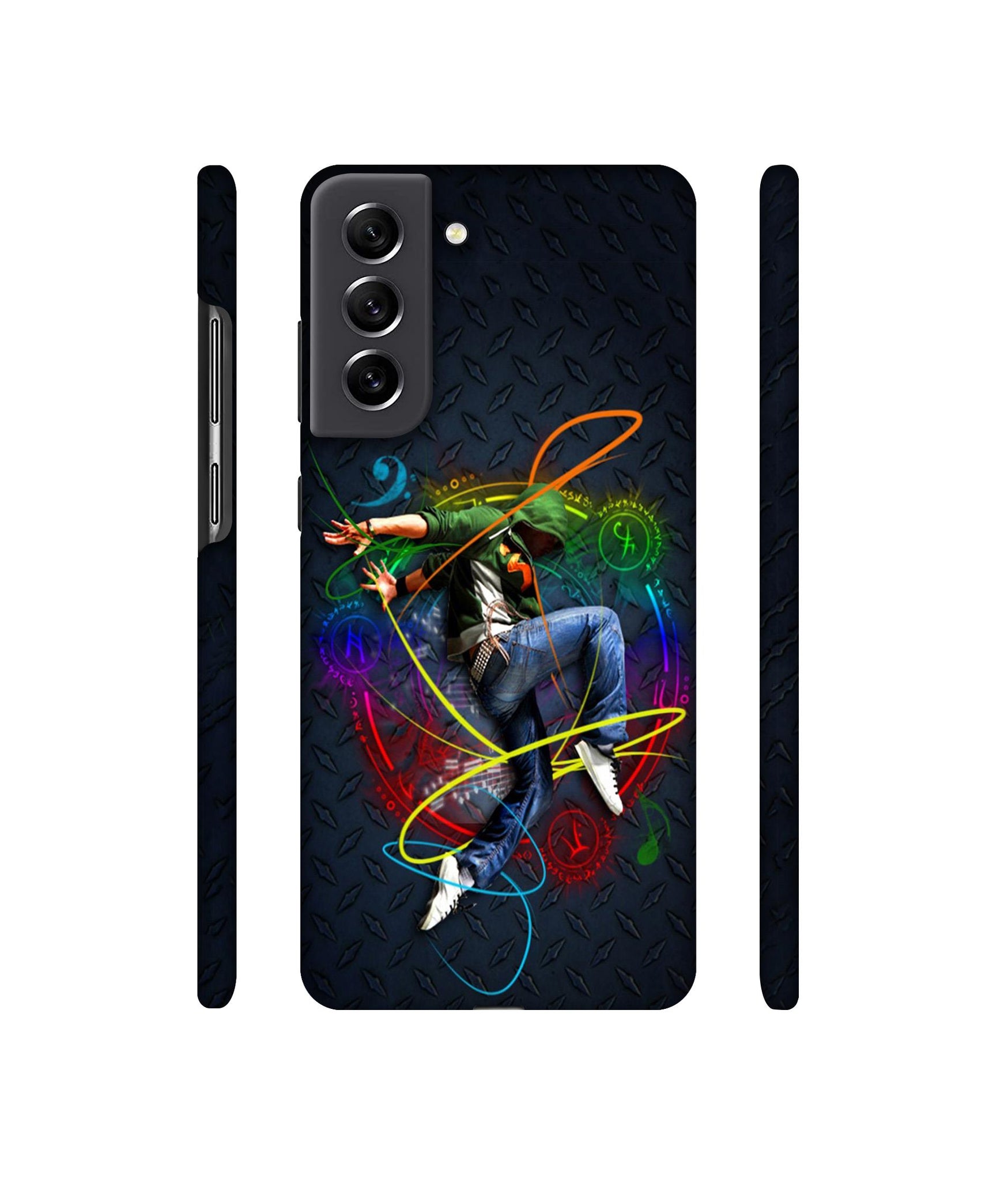 Boy With Music Designer Hard Back Cover for Samsung Galaxy S21 FE 5G