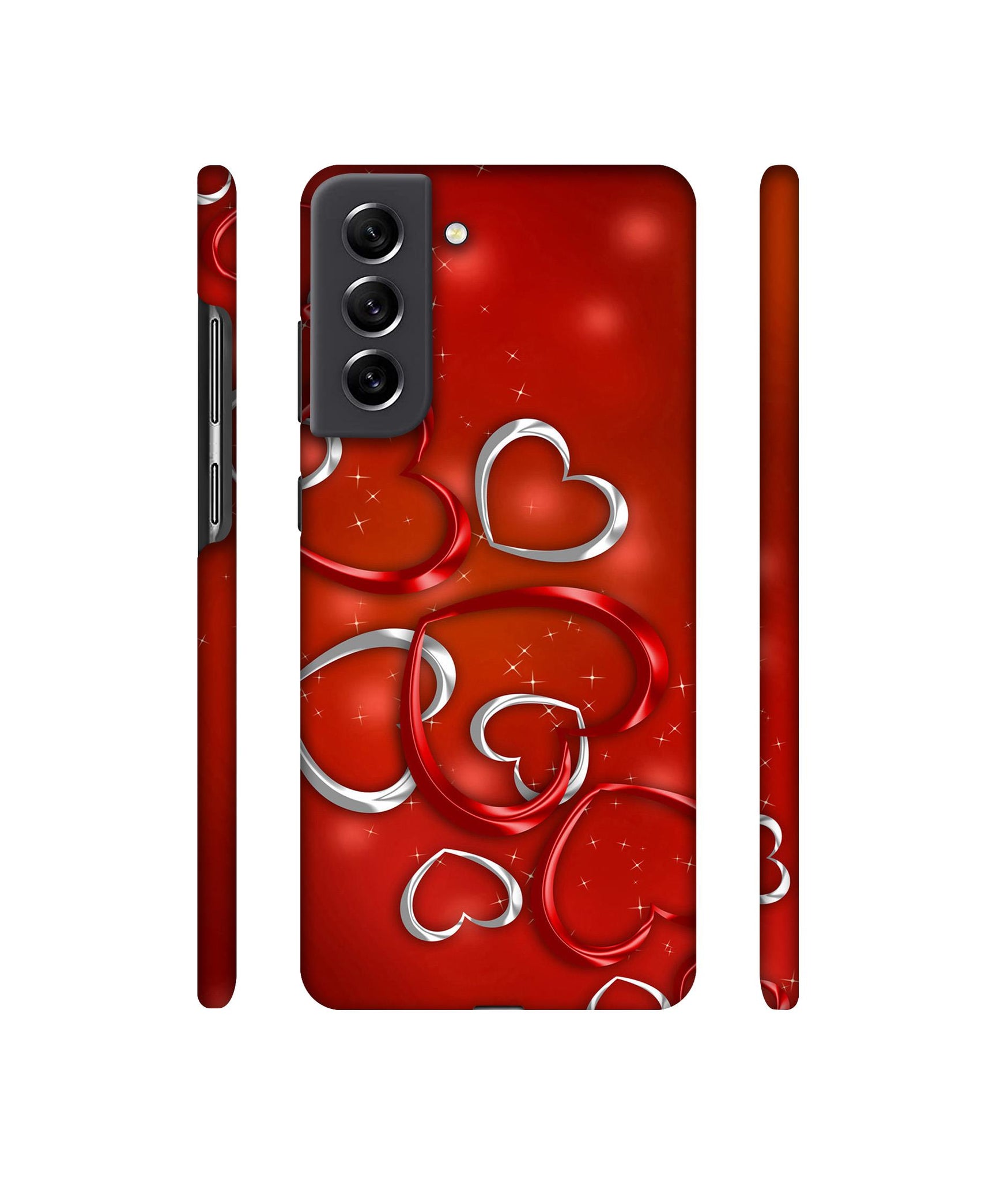 Hearts Designer Hard Back Cover for Samsung Galaxy S21 FE 5G