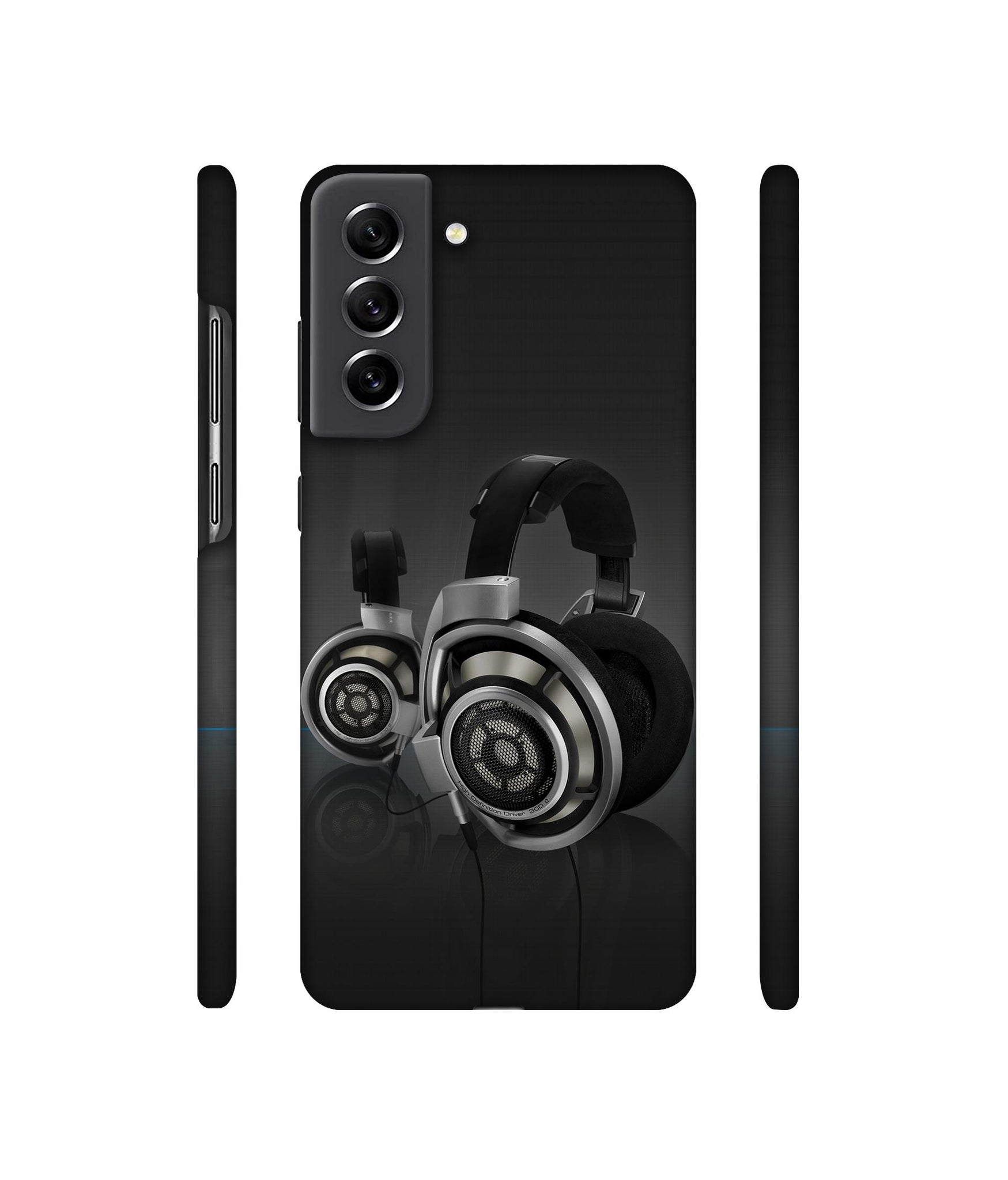 Head Phone Designer Hard Back Cover for Samsung Galaxy S21 FE 5G