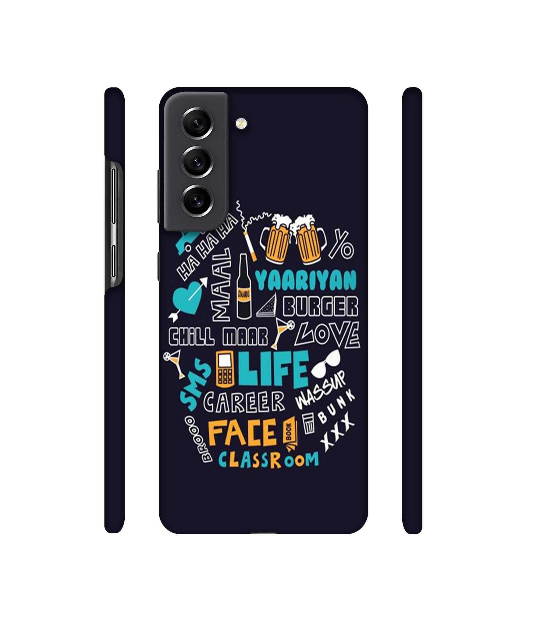 Funny Quote Designer Hard Back Cover for Samsung Galaxy S21 FE 5G