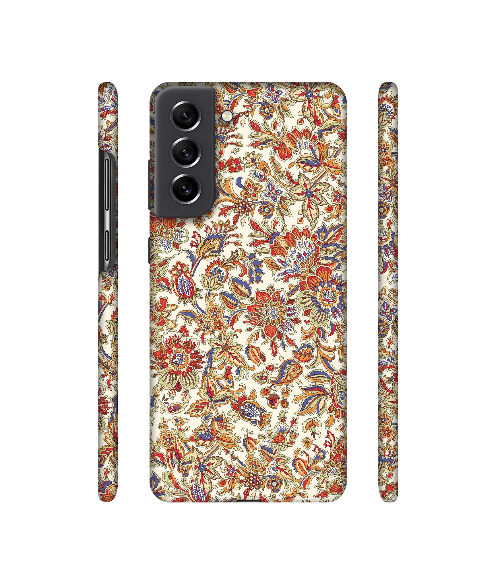 Floral Designer Hard Back Cover for Samsung Galaxy S21 FE 5G