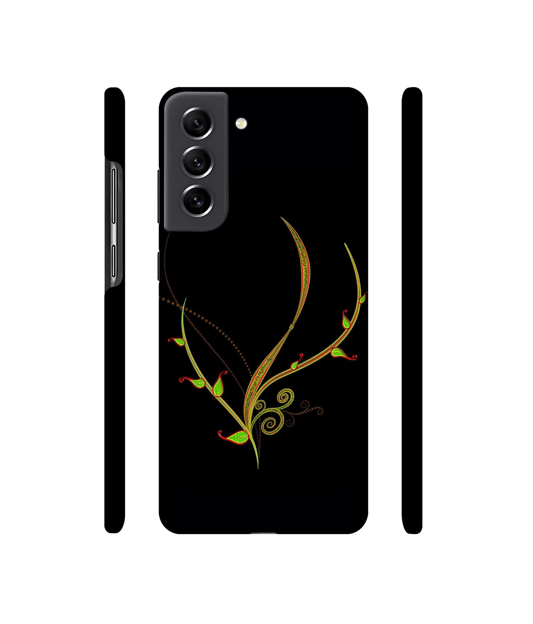 Yellow Pattern Designer Hard Back Cover for Samsung Galaxy S21 FE 5G