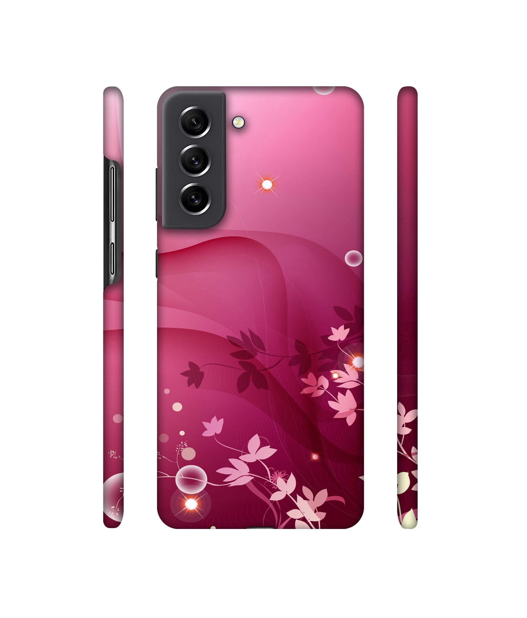 Pink Abstract Designer Hard Back Cover for Samsung Galaxy S21 FE 5G