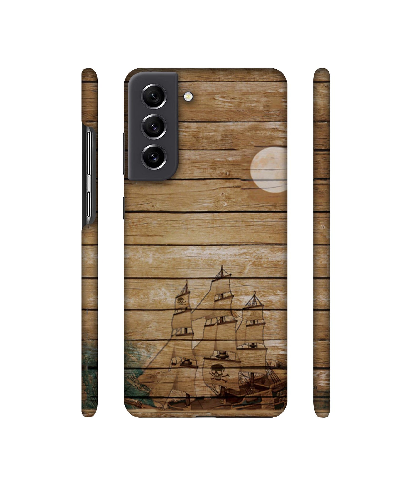 Wooden Pattern Designer Hard Back Cover for Samsung Galaxy S21 FE 5G