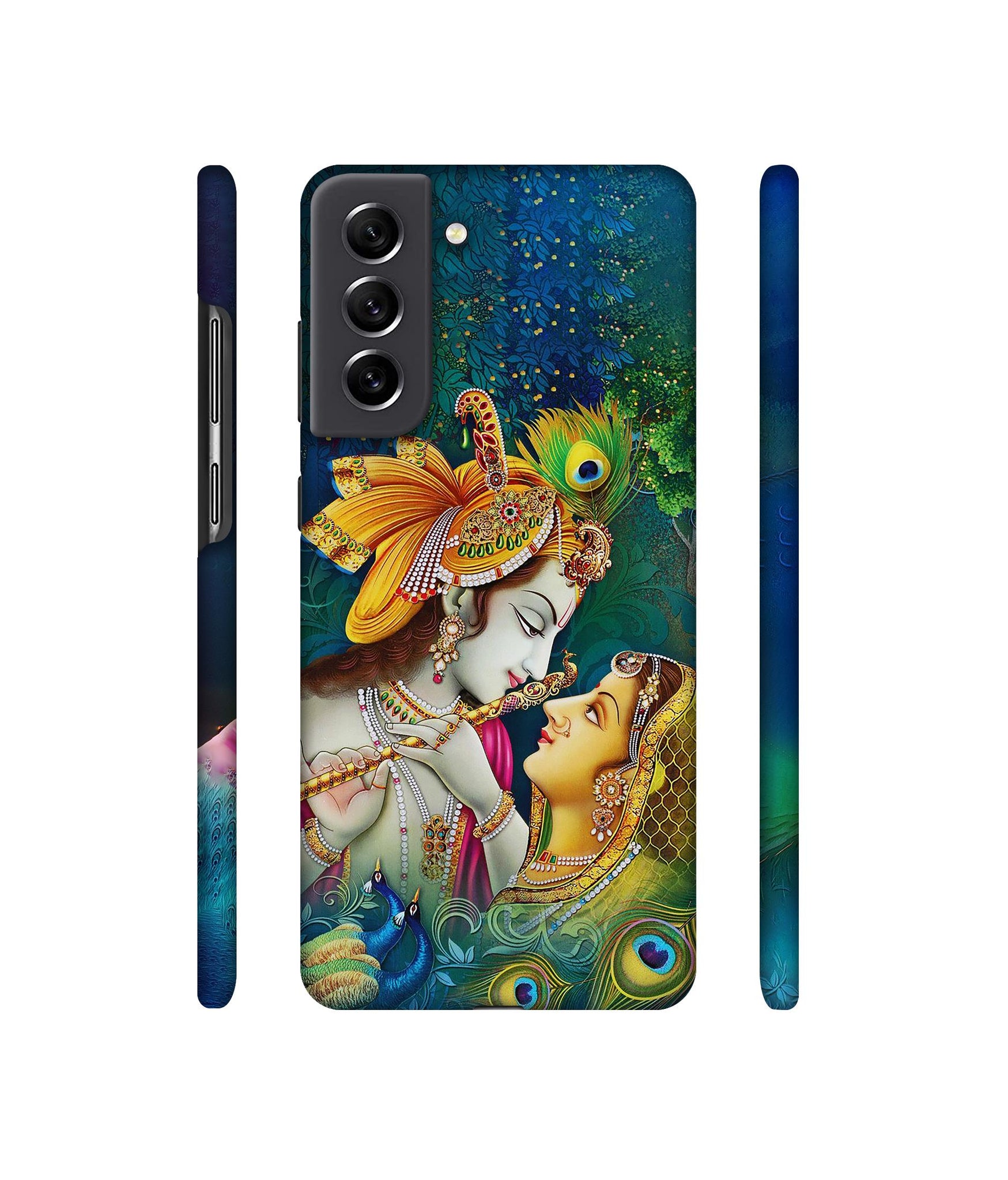 Radha Kishan Love Designer Hard Back Cover for Samsung Galaxy S21 FE 5G