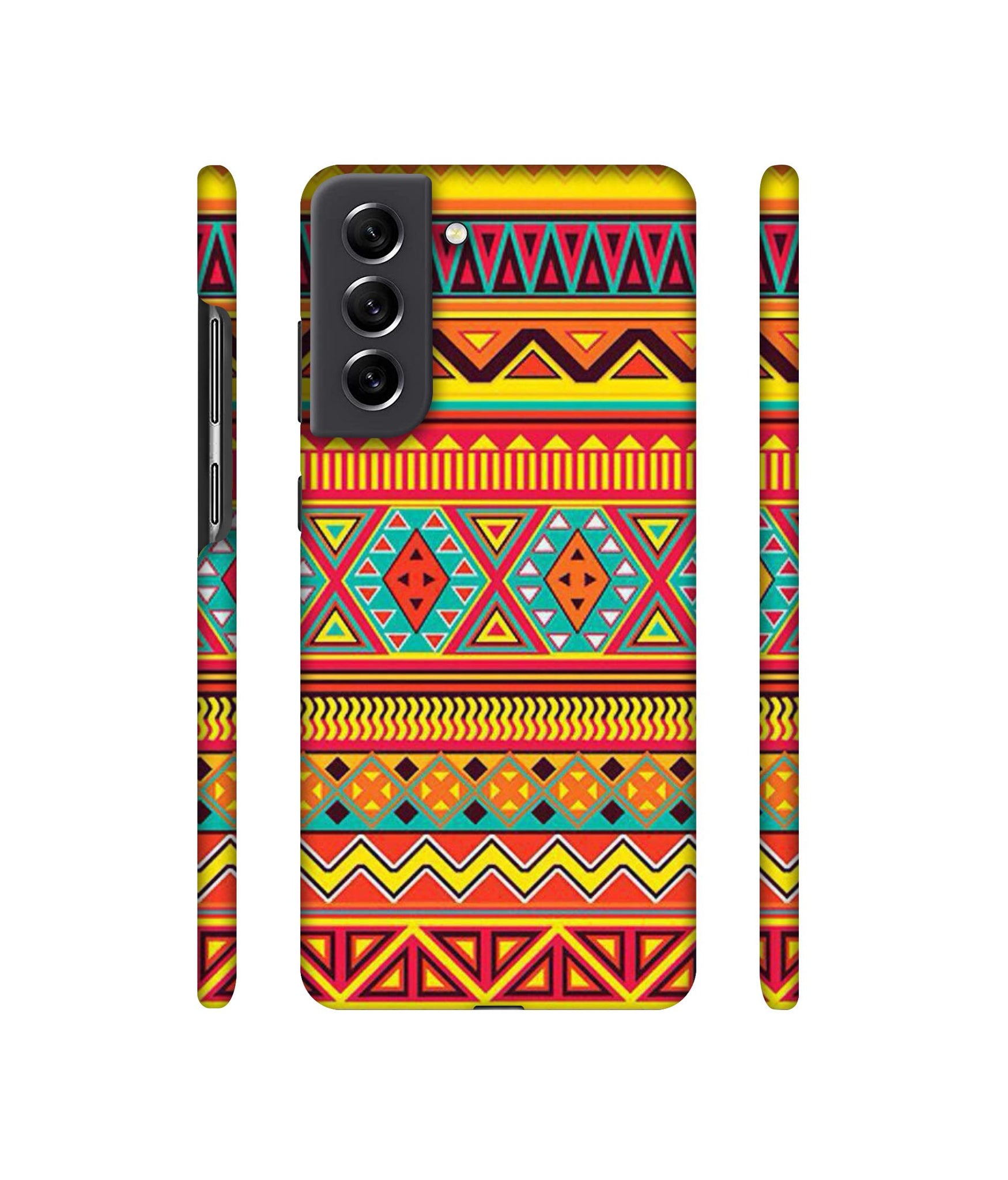 Artistic Rangoli Designer Hard Back Cover for Samsung Galaxy S21 FE 5G