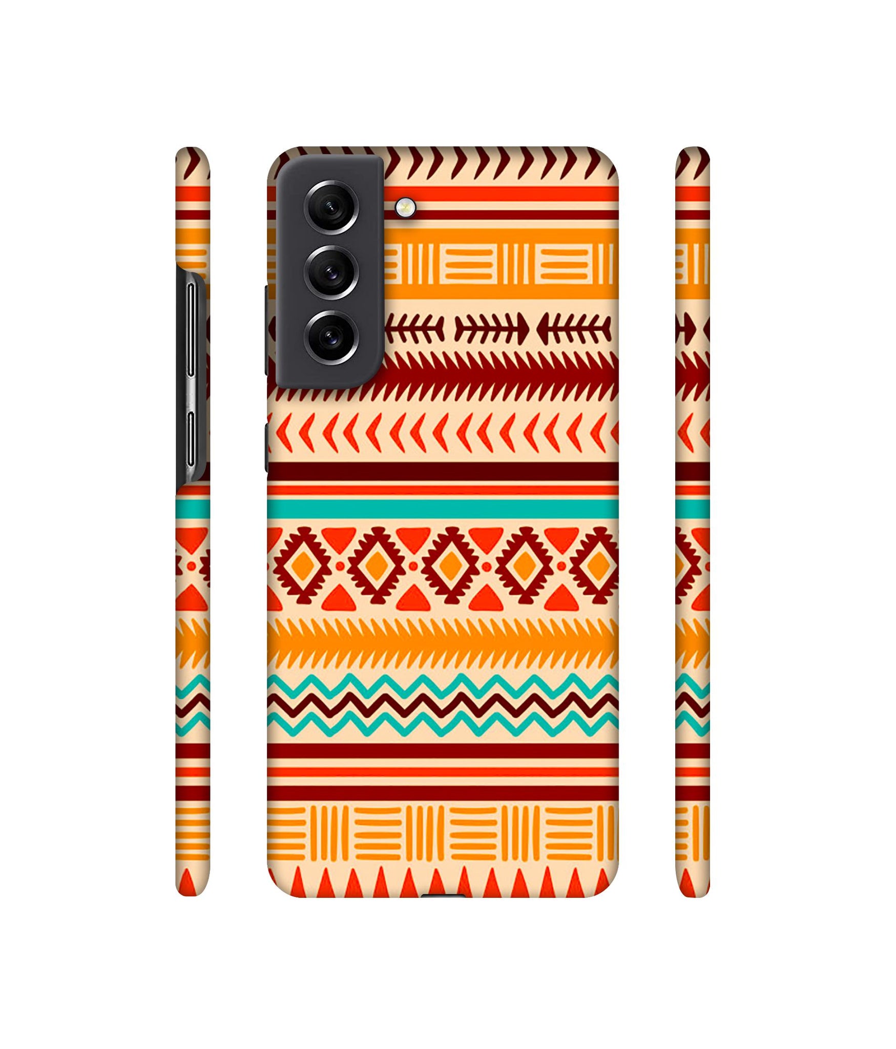 Marathi Rangoli Art Designer Hard Back Cover for Samsung Galaxy S21 FE 5G