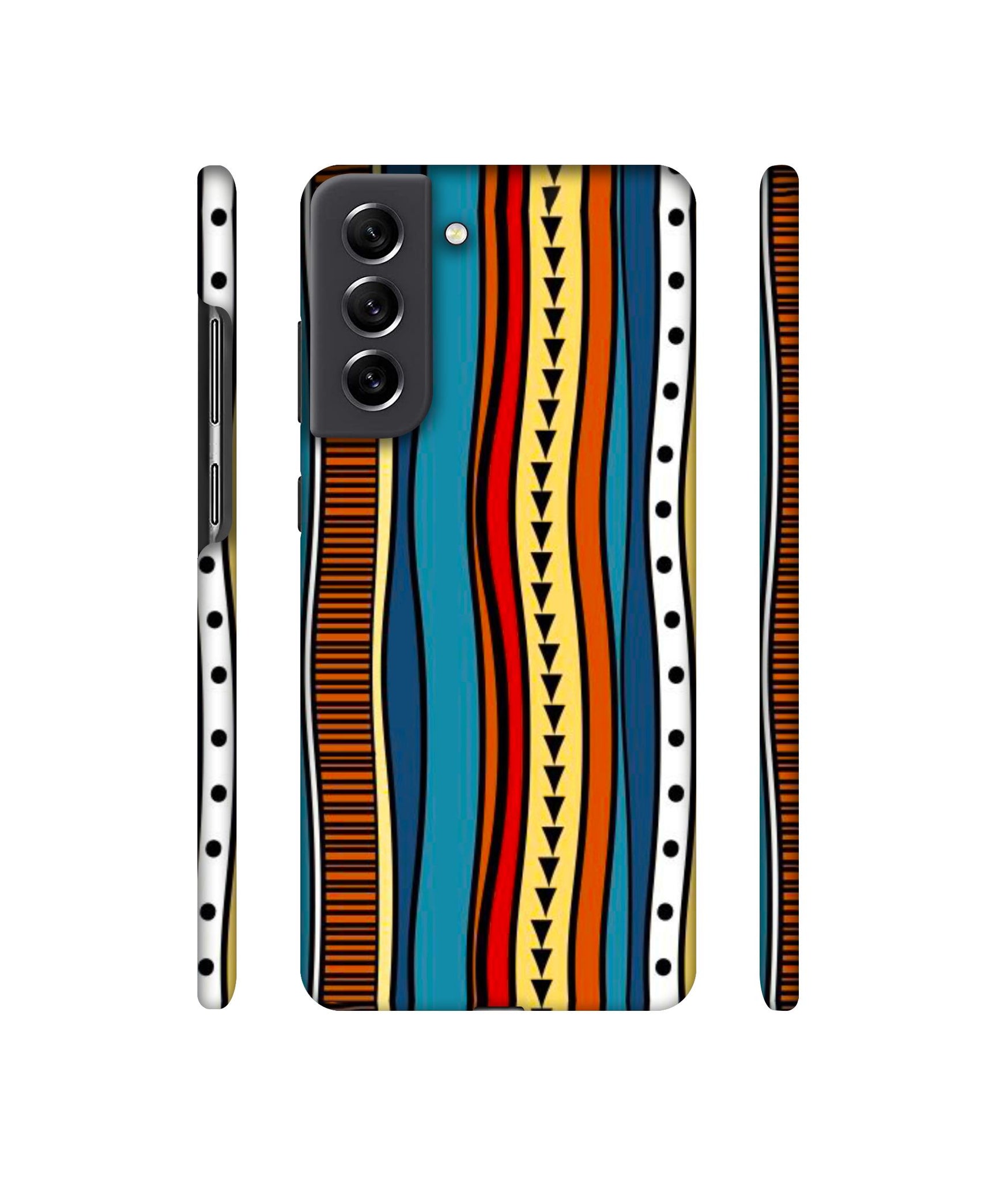 Rangoli Folk Art Designer Hard Back Cover for Samsung Galaxy S21 FE 5G