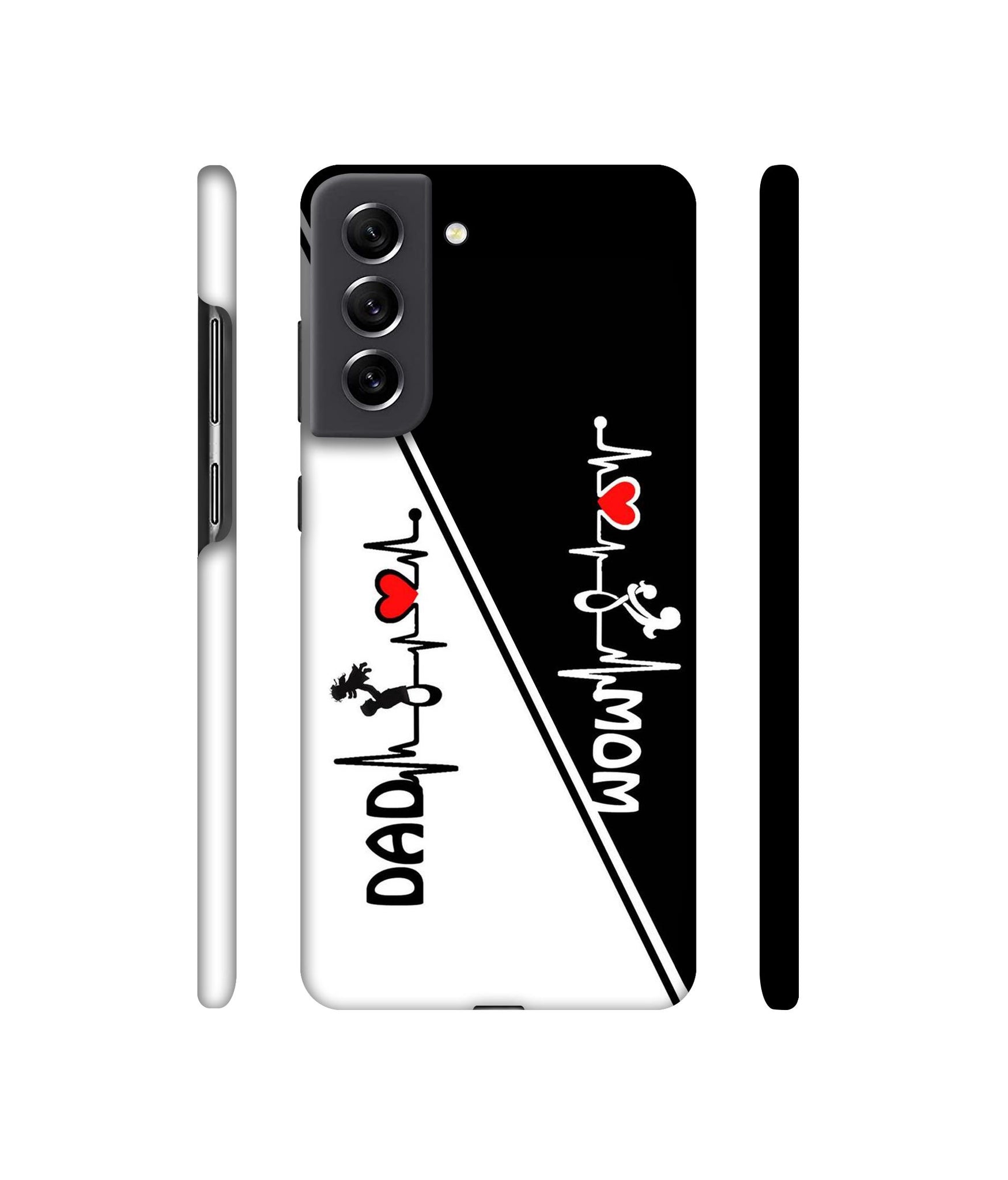 Mom and Dad Lover Designer Hard Back Cover for Samsung Galaxy S21 FE 5G
