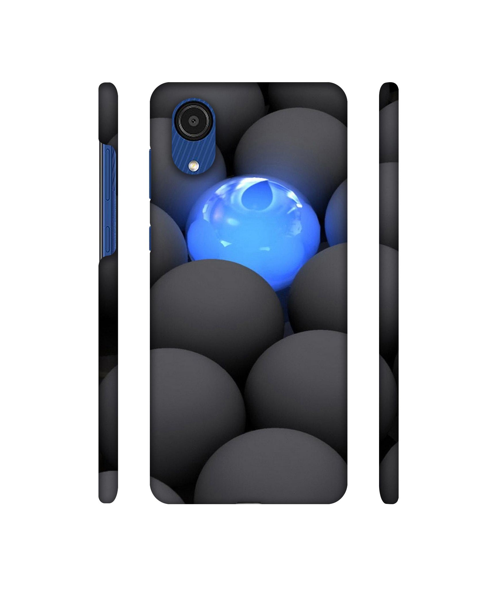 Balls Dark Neon Sight Surface Designer Hard Back Cover for Samsung Galaxy A03 Core