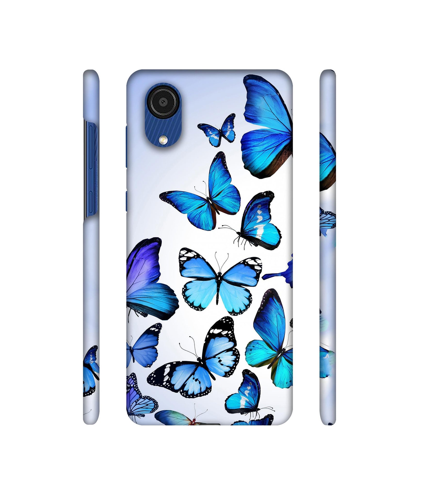 Colorful Flying Butterfly Designer Hard Back Cover for Samsung Galaxy A03 Core
