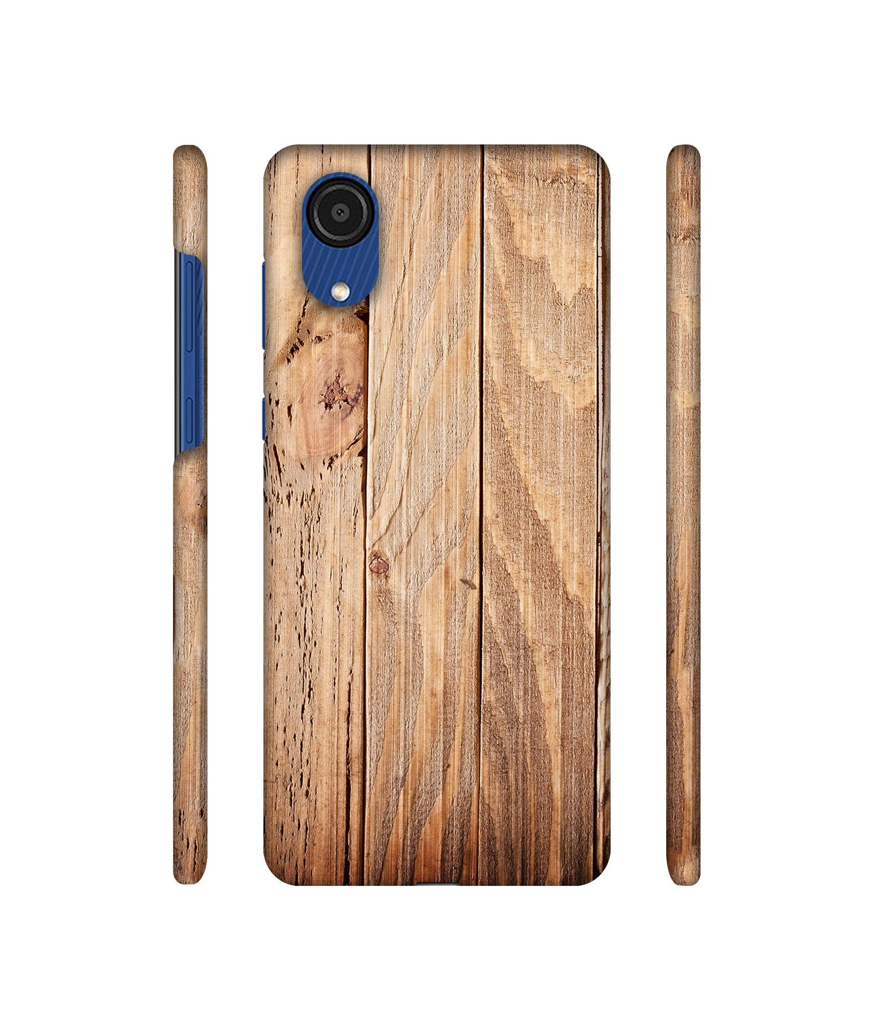Wooden Texture Designer Hard Back Cover for Samsung Galaxy A03 Core