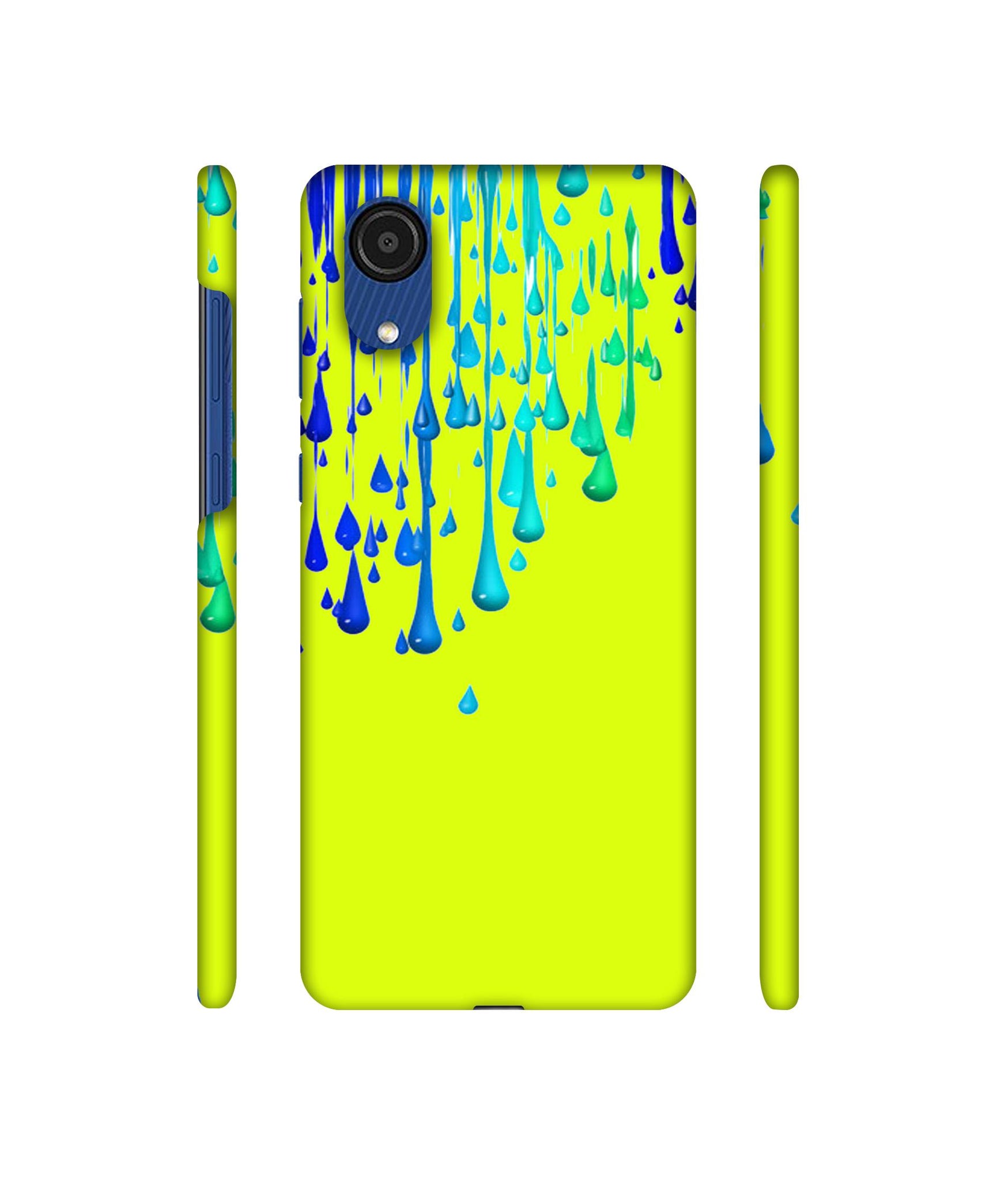 Neon Paint Designer Hard Back Cover for Samsung Galaxy A03 Core