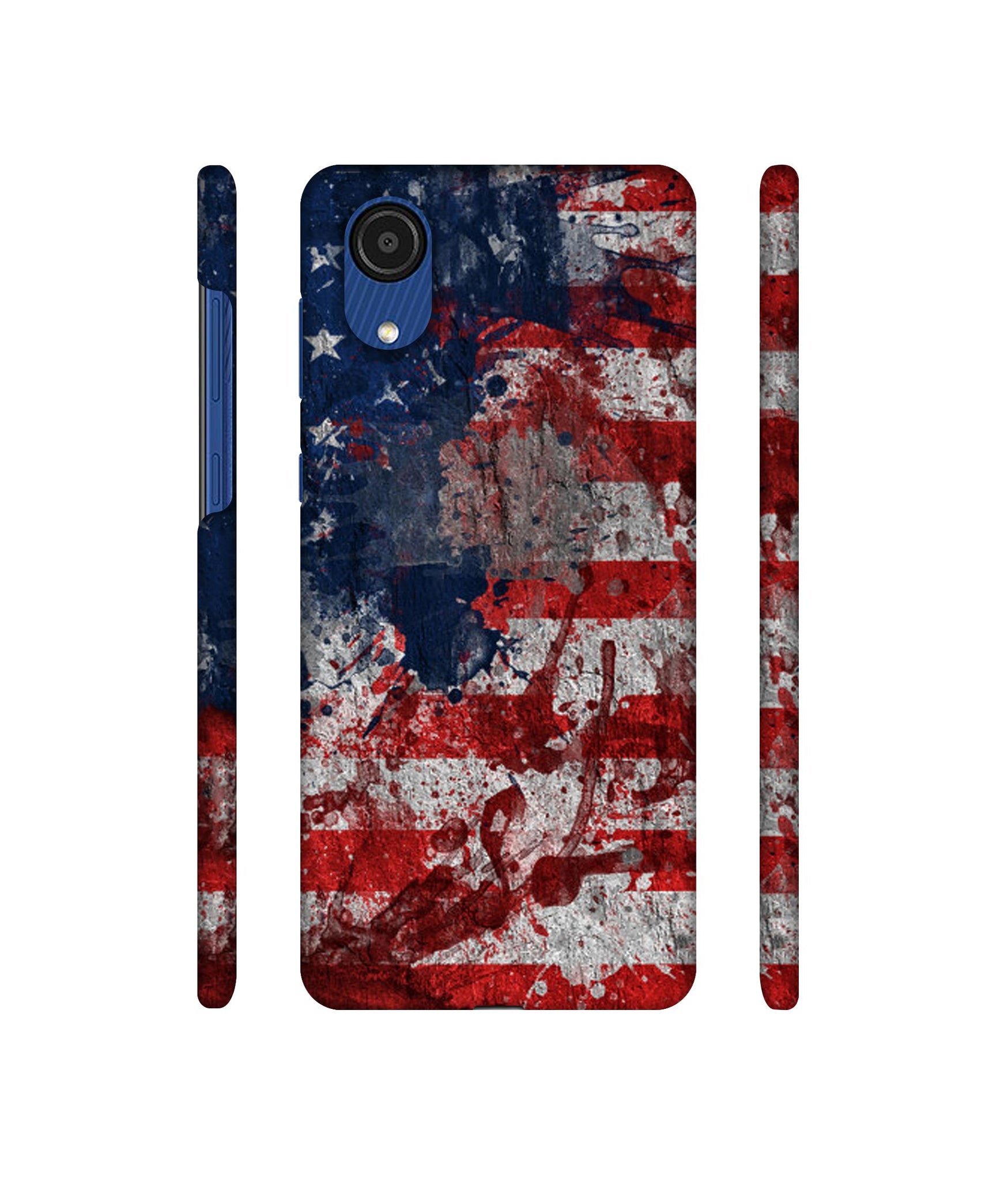 Painting American Designer Hard Back Cover for Samsung Galaxy A03 Core