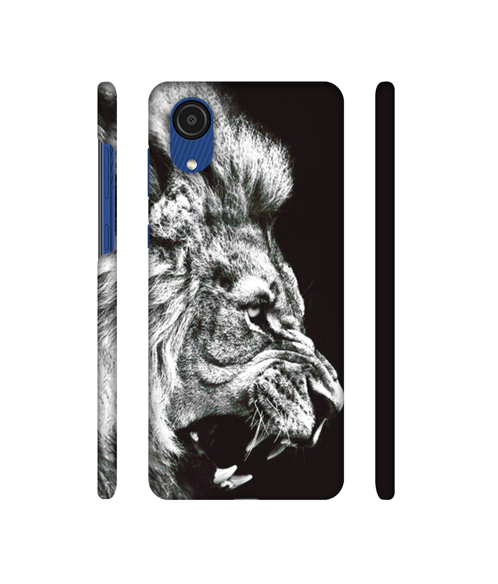 Angry Lion Designer Hard Back Cover for Samsung Galaxy A03 Core